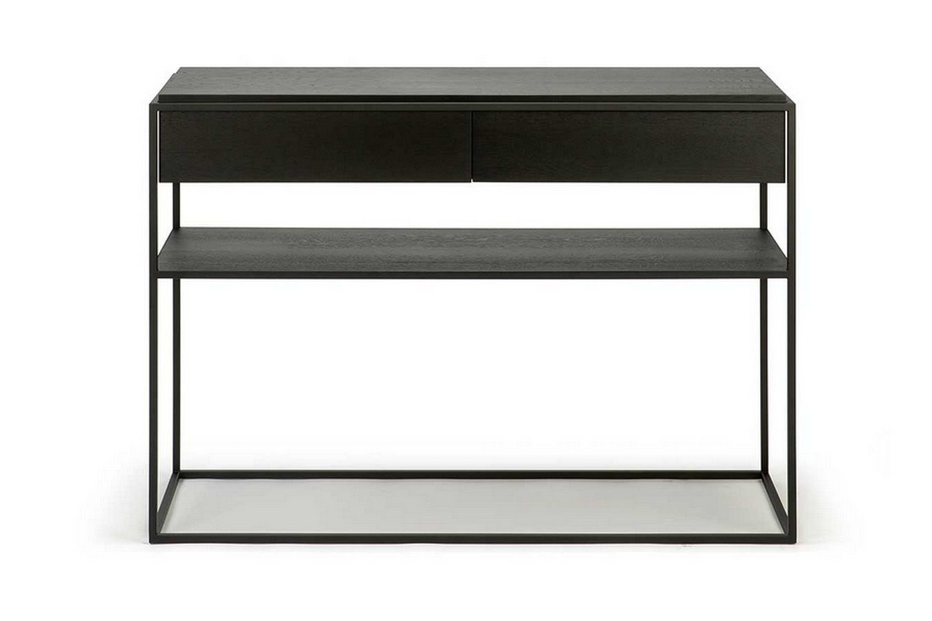 Ethnicraft Konsolentisch Konsolentisch Monolith Eiche schwarz B 122 cm