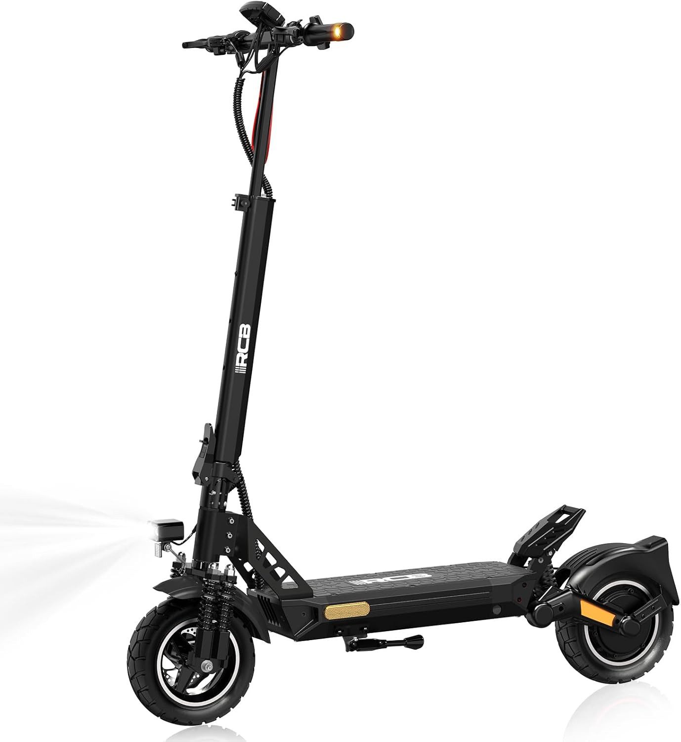 RCB TECH E-Scooter D5 Ultra mit Straßenzulassung NFC Blinker App bis 100km Reichweite, 500 W, 20 km/h, 1600 W Peakleistung, bis 150 kg Gesamtmasse