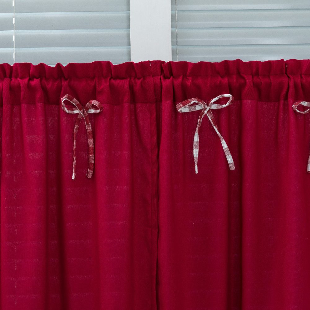 BYSURE Scheibengardine (1 St), Stangendurchzug, verdunkelnd, Polyester, Fen günstig online kaufen