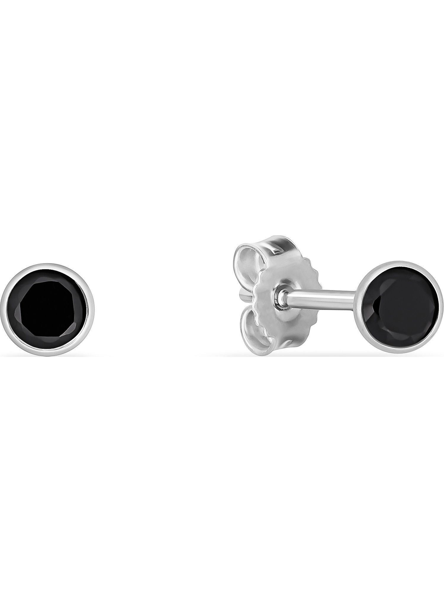 FAVS Paar Ohrstecker FAVS Unisex-Ohrstecker 925er Silber 2 Zirkonia