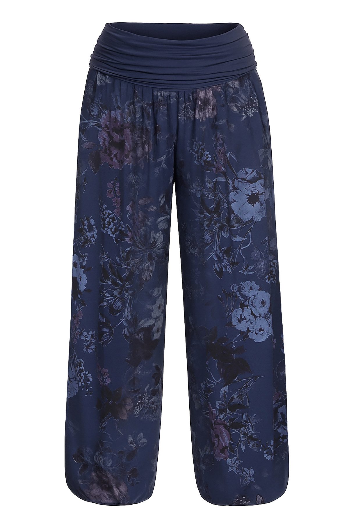 OriginalYou Haremshose Flatterhose Damen Sommerhose leichte Pluderhose luftig & leicht, leicht transparenter Sommerlook