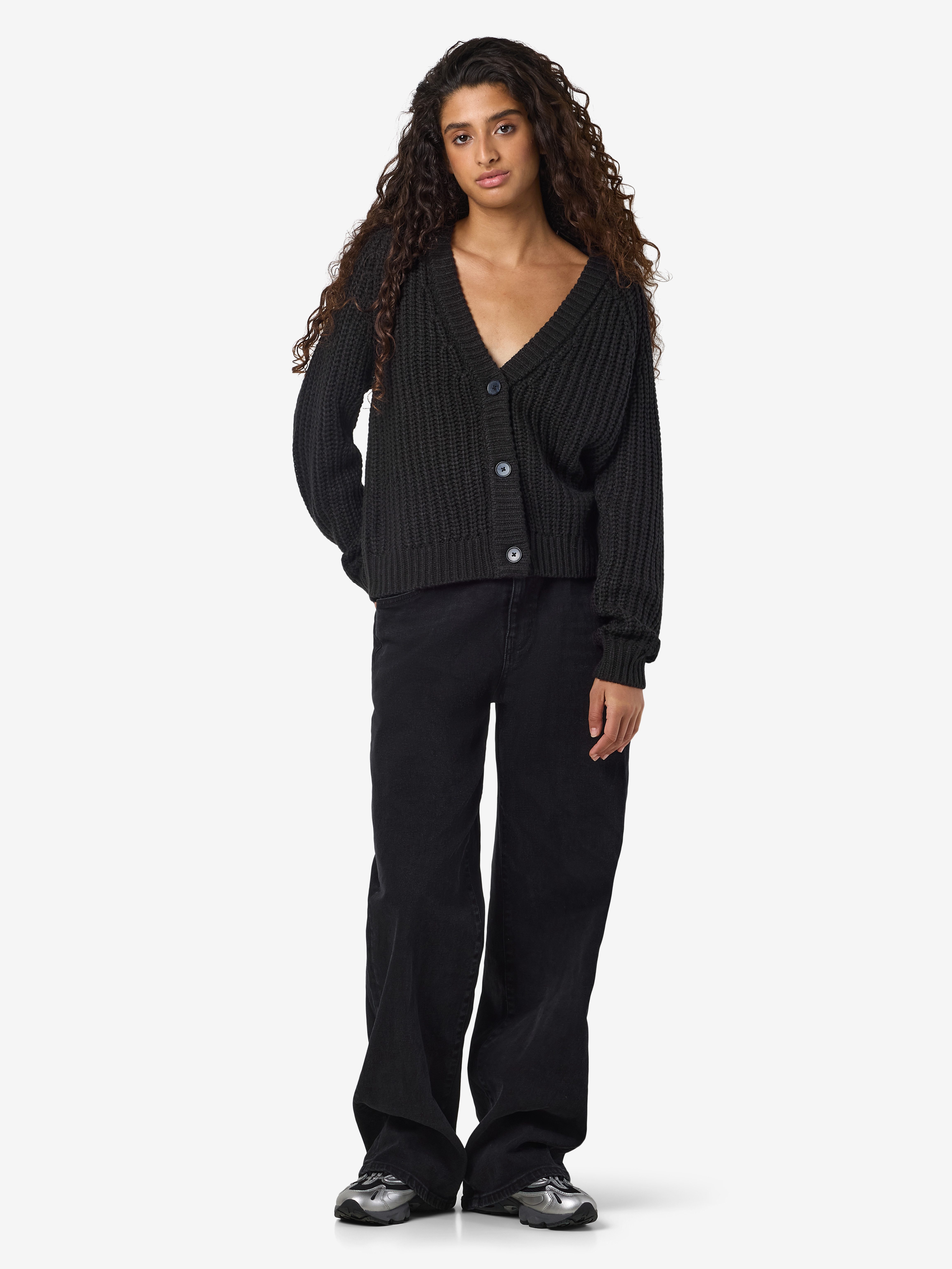Noisy may Strickjacke NMCHARLIE L/S V-NECK KNIT CARDIGAN NOOS