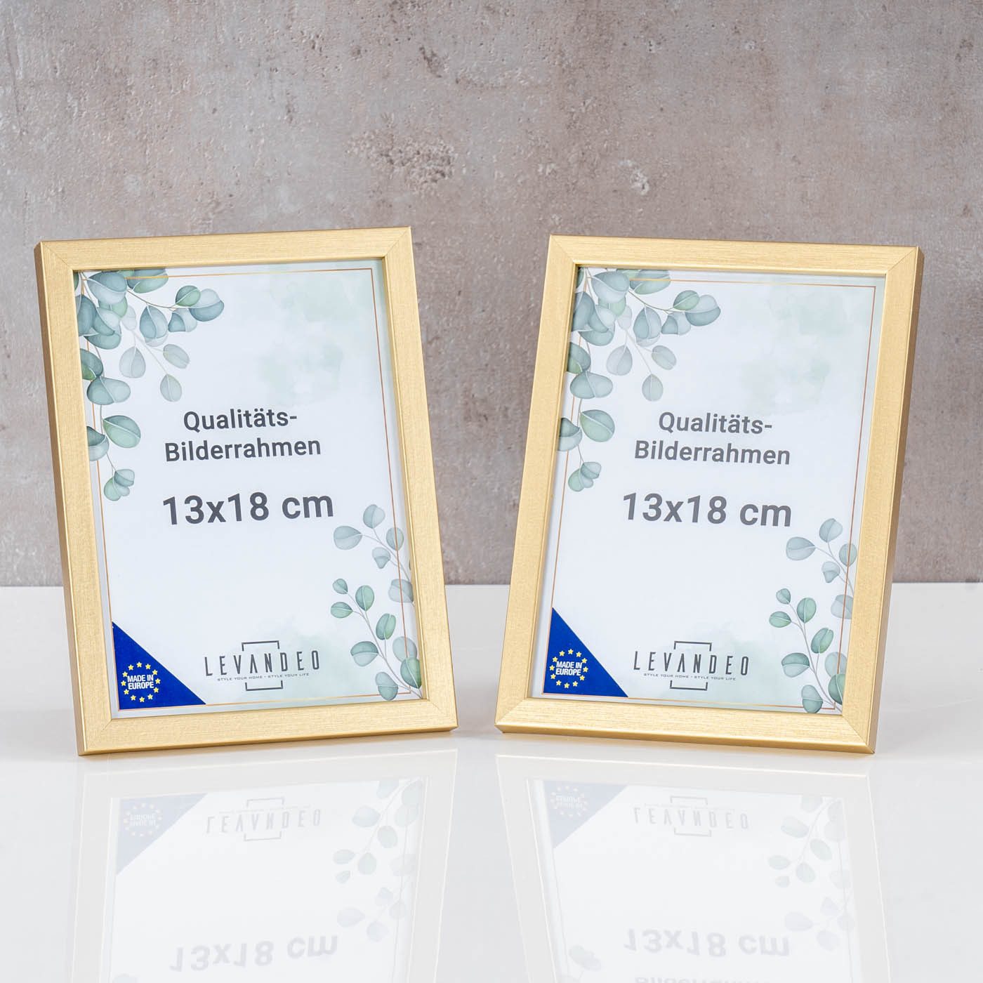 Levandeo® Bilderrahmen, 10er Set Bilderrahmen Echtholz günstig online kaufen