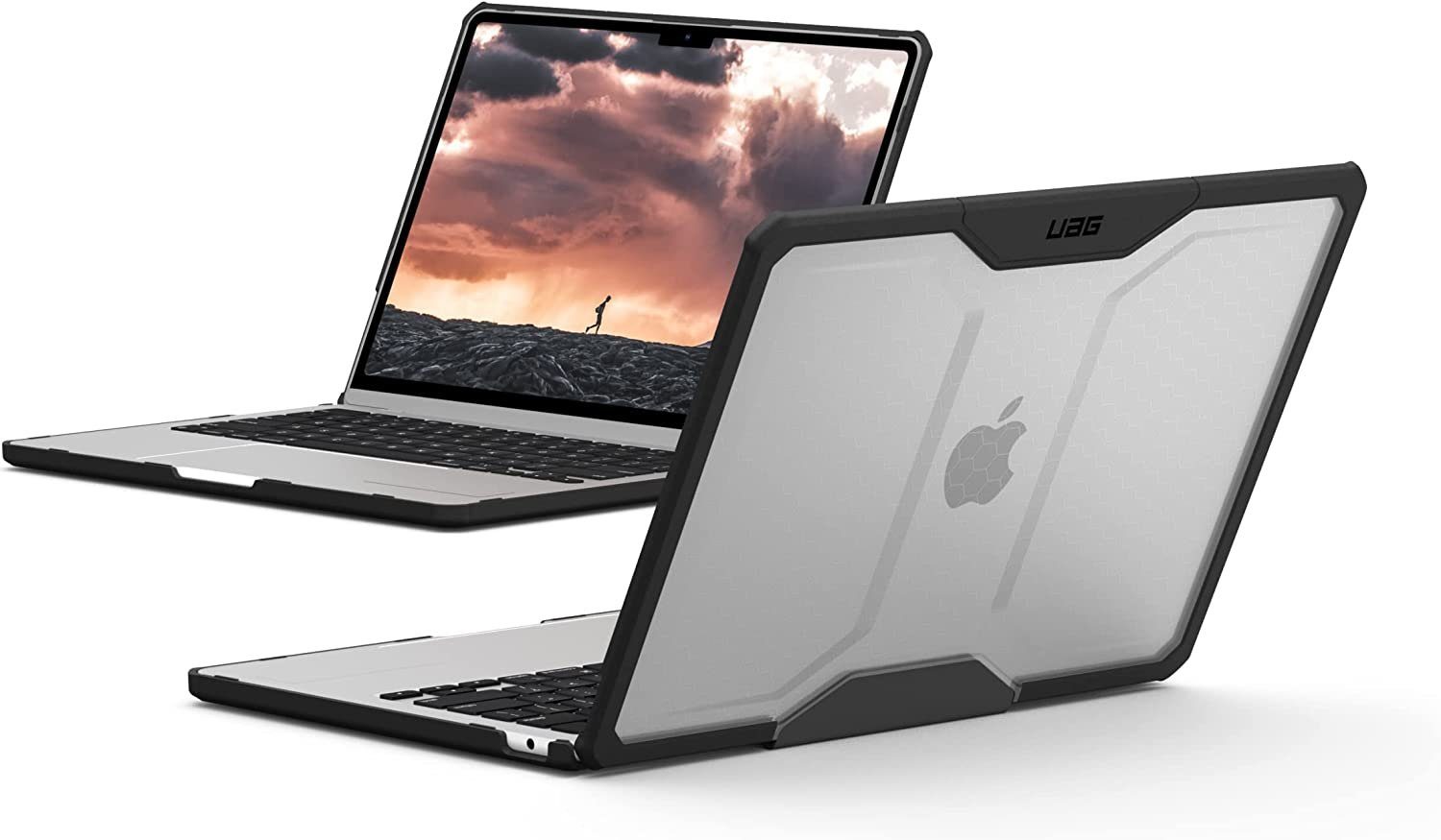 UAG Laptop-Hülle Plyo - Apple MacBook Air 13" (M2/M3 - 2022/2024) Hülle 13,6 Zoll, [Sturzfestes Case nach US-Militärstandard]