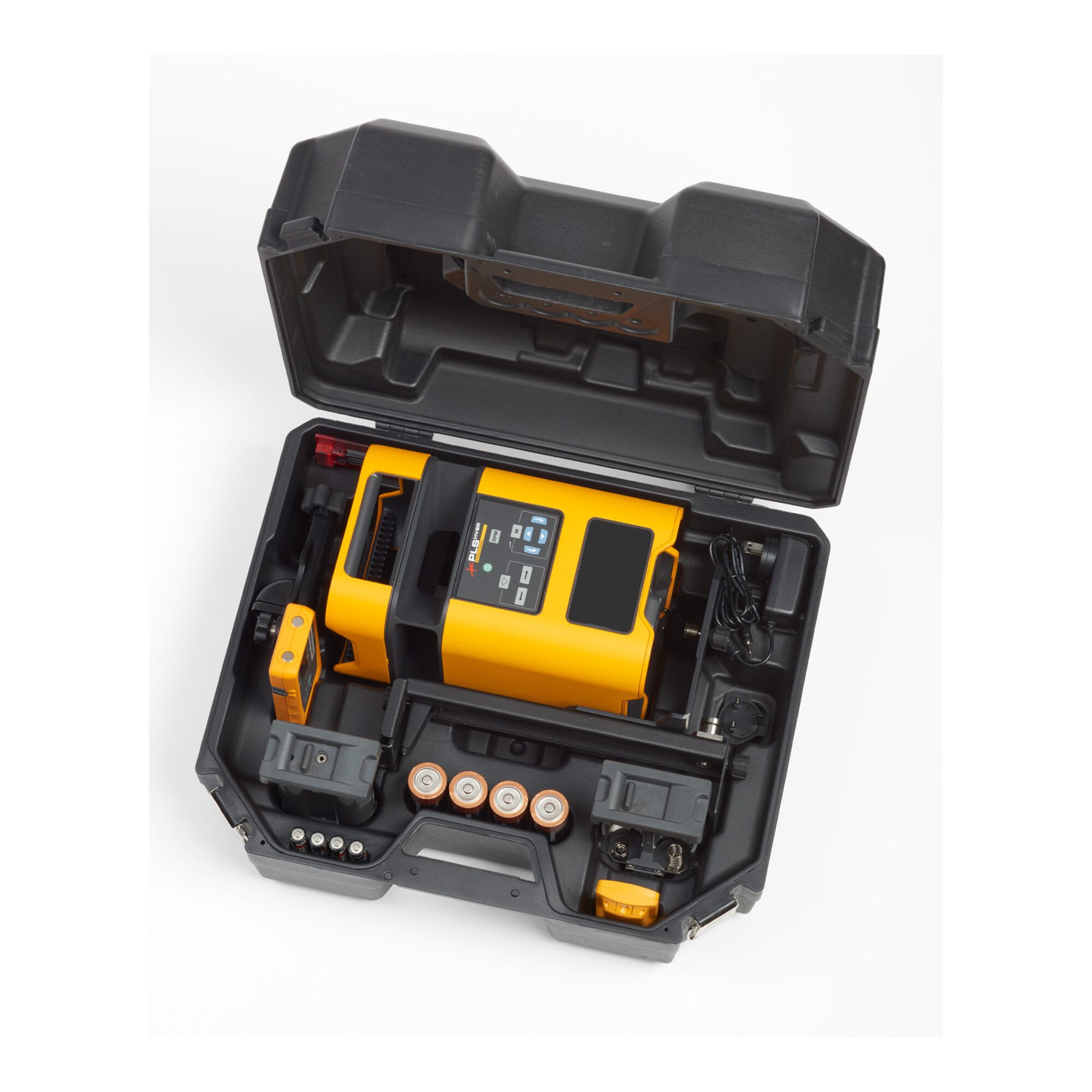 Fluke Rotationslaser Fluke PLS HV2R Rotationslaser-Kit, rot, mit Stativ und Nivellierlatte