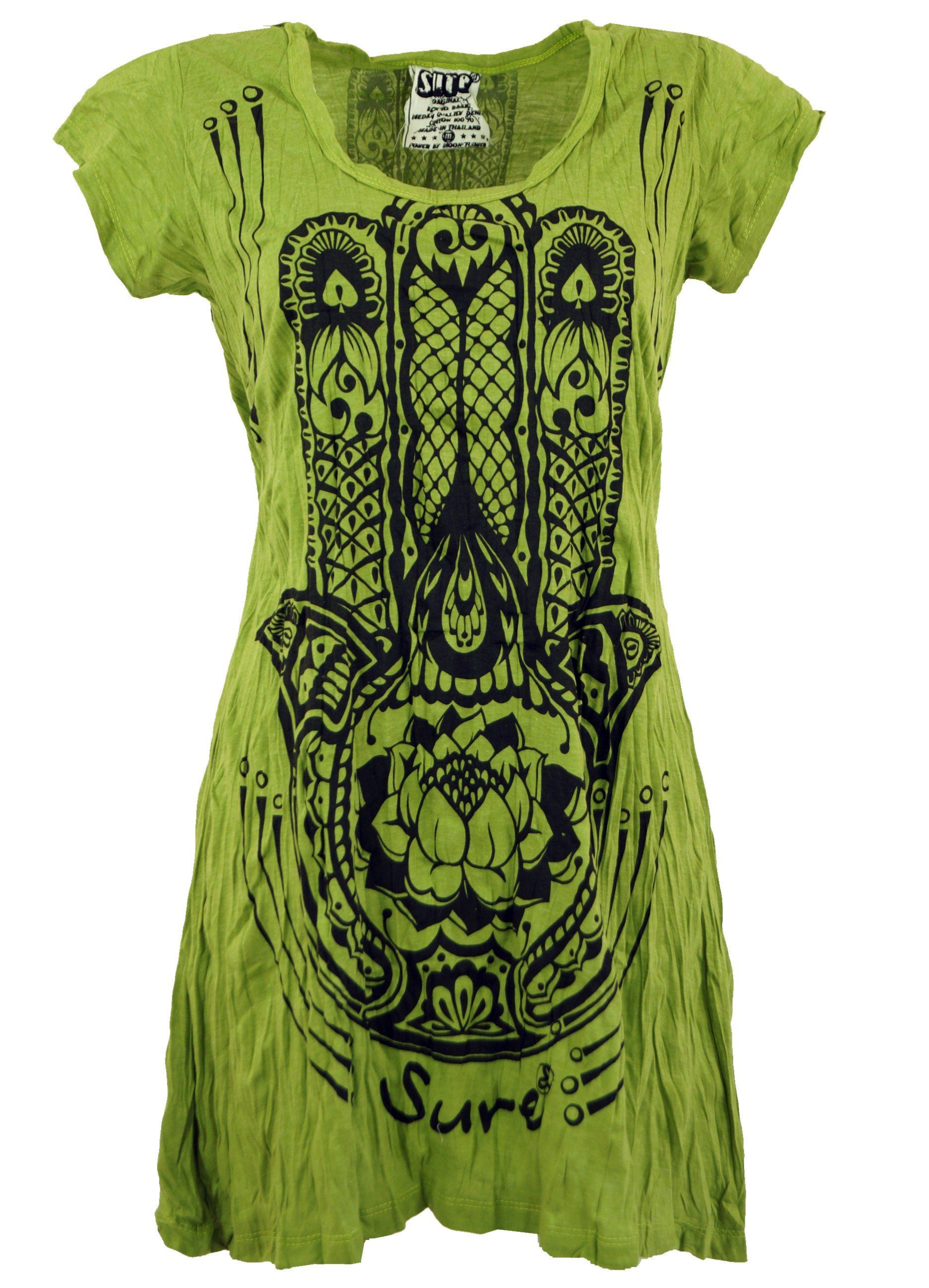Guru-Shop T-Shirt Sure Long Shirt, Minikleid günstig online kaufen