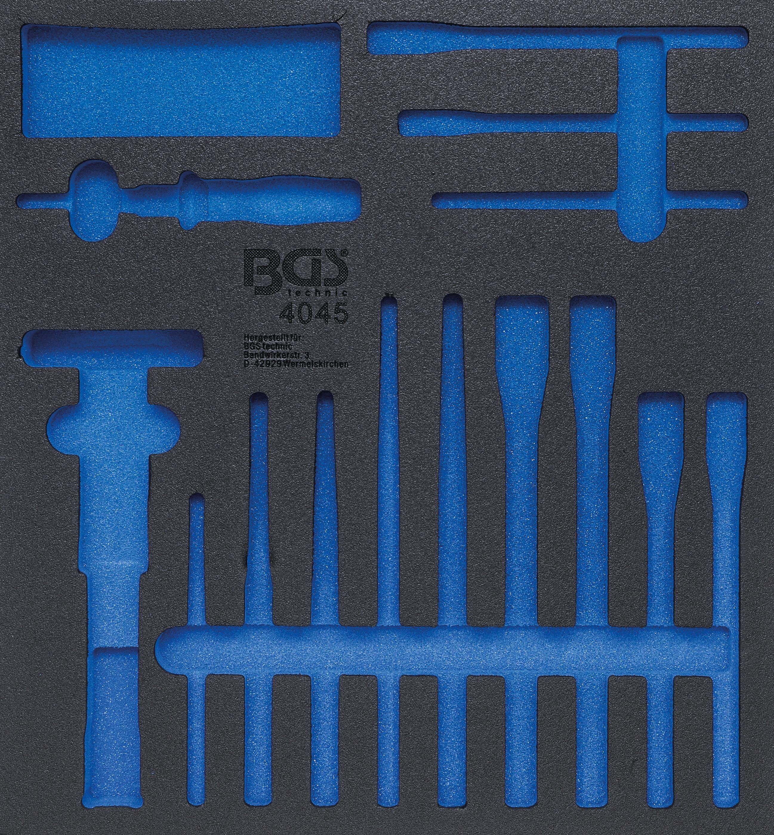 BGS technic Werkstattwagen Werkstattwageneinlage 2/3, leer, für Art. 4045