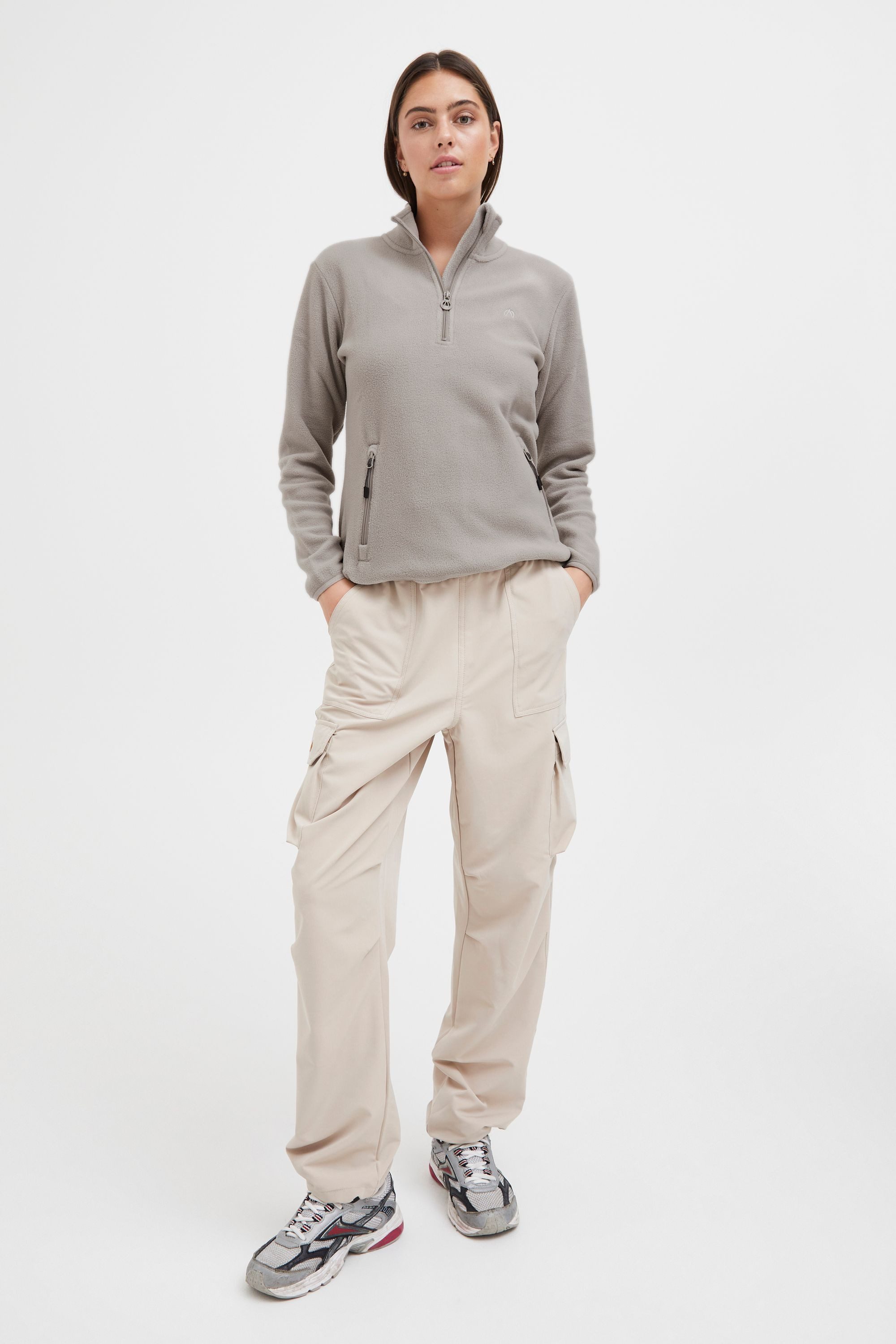 North Bend Troyer NBConni W Atmungsaktive Fleecepullover mit Troyer Kragen günstig online kaufen