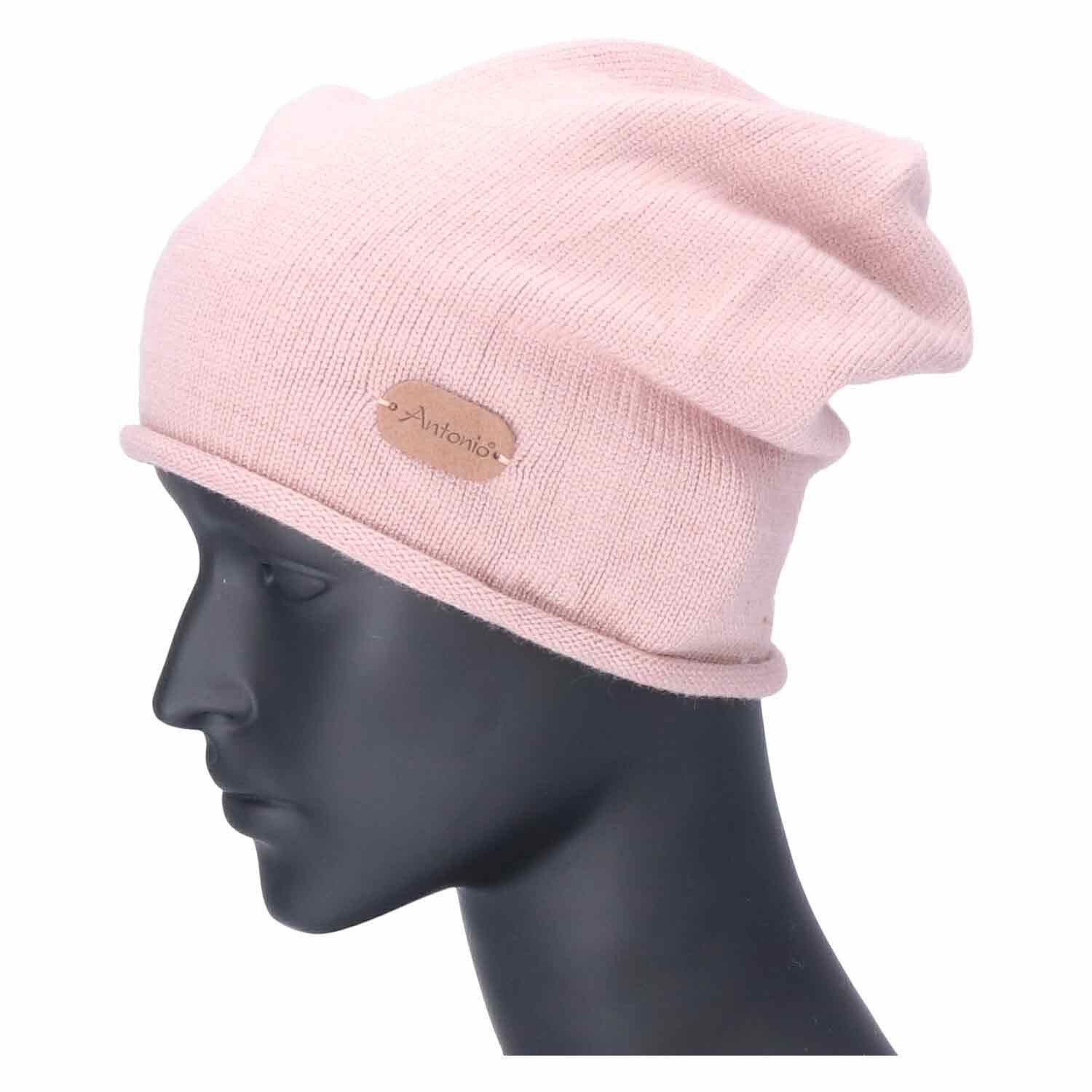 Antonio Strickmütze Antonio Strick Mütze Beanie pink (1-St) günstig online kaufen