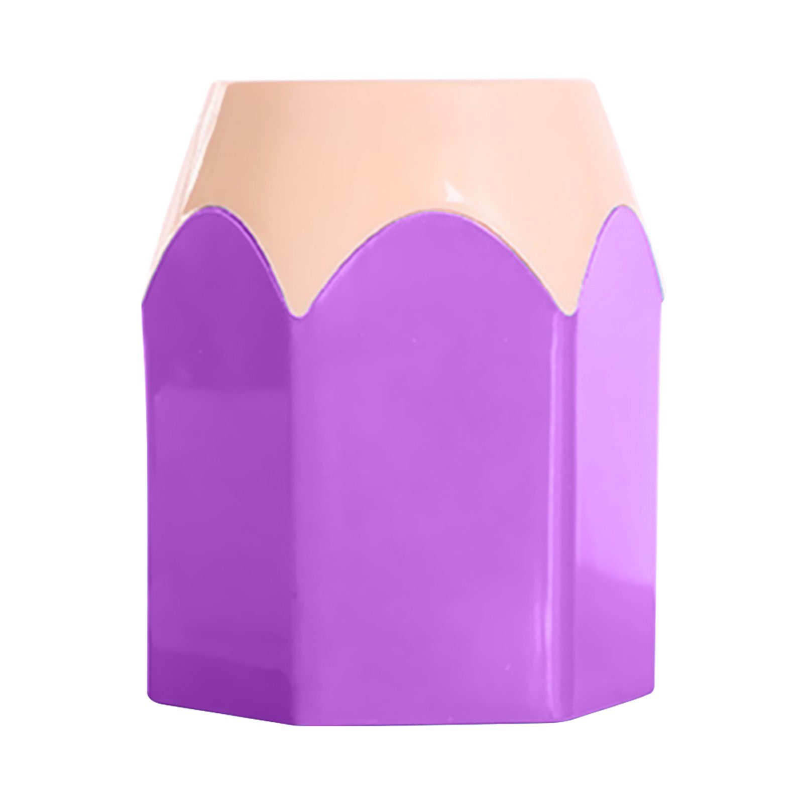 Blusmart Federmäppchen Buntstift-Spitzen-Form, Briefpapier-Eimer, Großes Fassungsvermögen purple