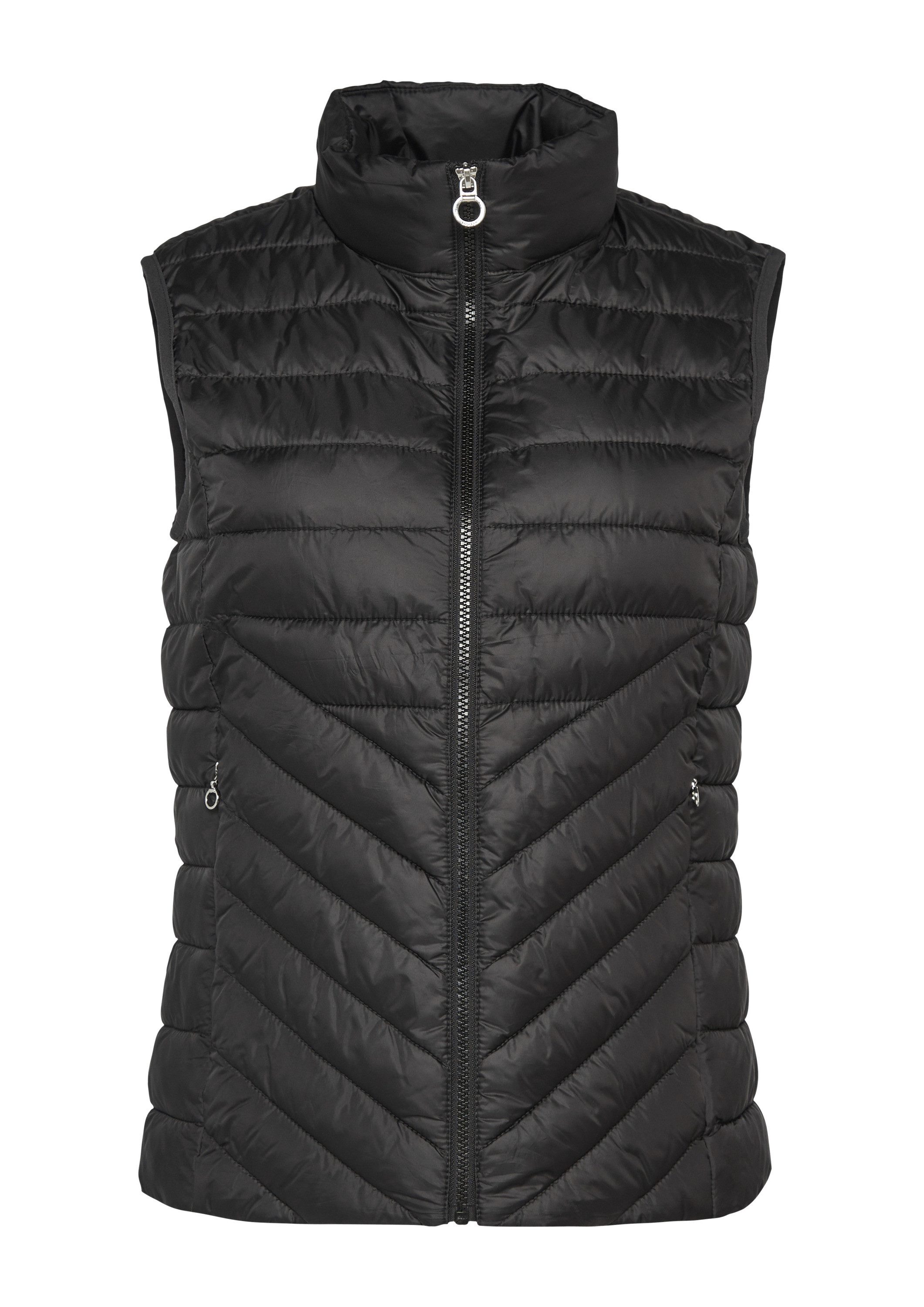 s.Oliver Outdoorjacke Outdoor-Weste Leichte Steppweste mit Stehkragen und P günstig online kaufen