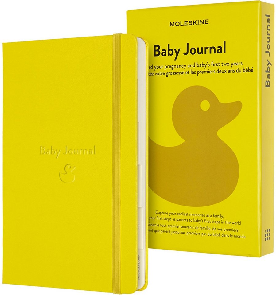 Thumbnail - MOLESKINE Notizbuch Notizbuch Passion Journal Large A5 Baby Hardcover 200 Blatt gelb
