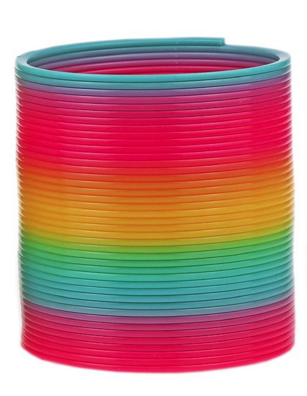 Fun Trading Lernspielzeug Regenbogenspirale XXL ca. Ø 10 cm, Treppenläufer/Springfeder (1-St), ideal für Geschenk / Mitgebsel – Bild 2 von 3
