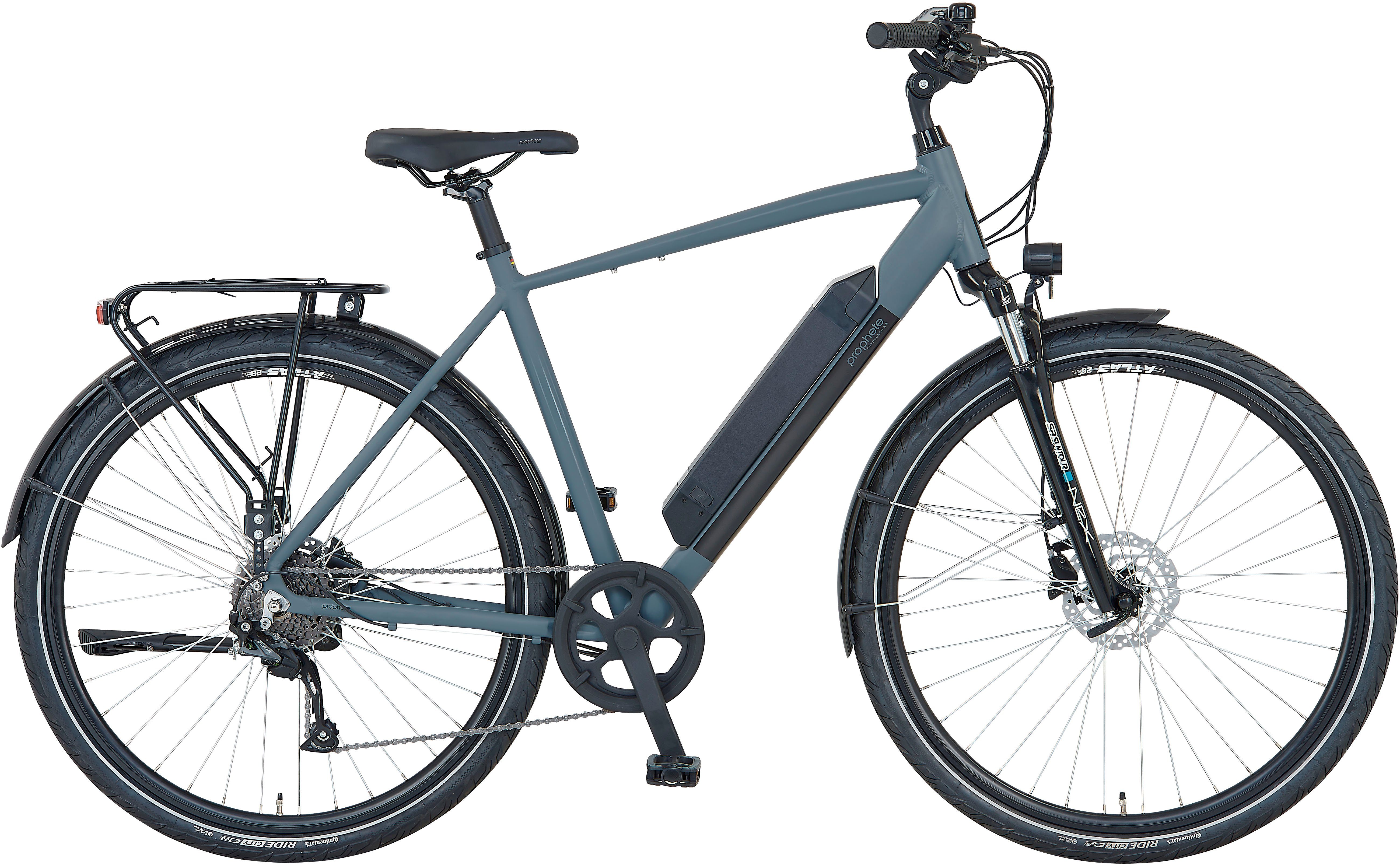 Prophete E-Bike Prophete E-Bike Entdecker 1.8, 8 Gang Shimano Altus Schaltwerk, Kettenschaltung, Heckmotor, 417,6 Wh Akku, Pedelec