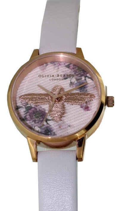 OLIVIA BURTON Quarzuhr OB16EM06 3D Bee Embroidered Dial -