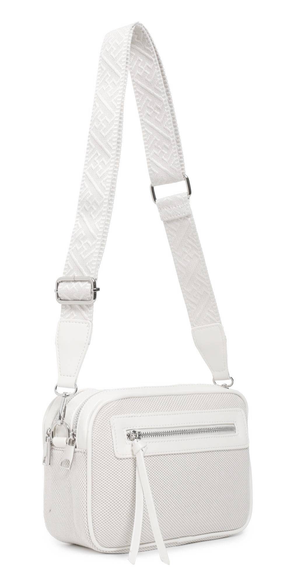 ITALYSHOP24 Schultertasche Damen Tasche Crossbody Canvas günstig online kaufen