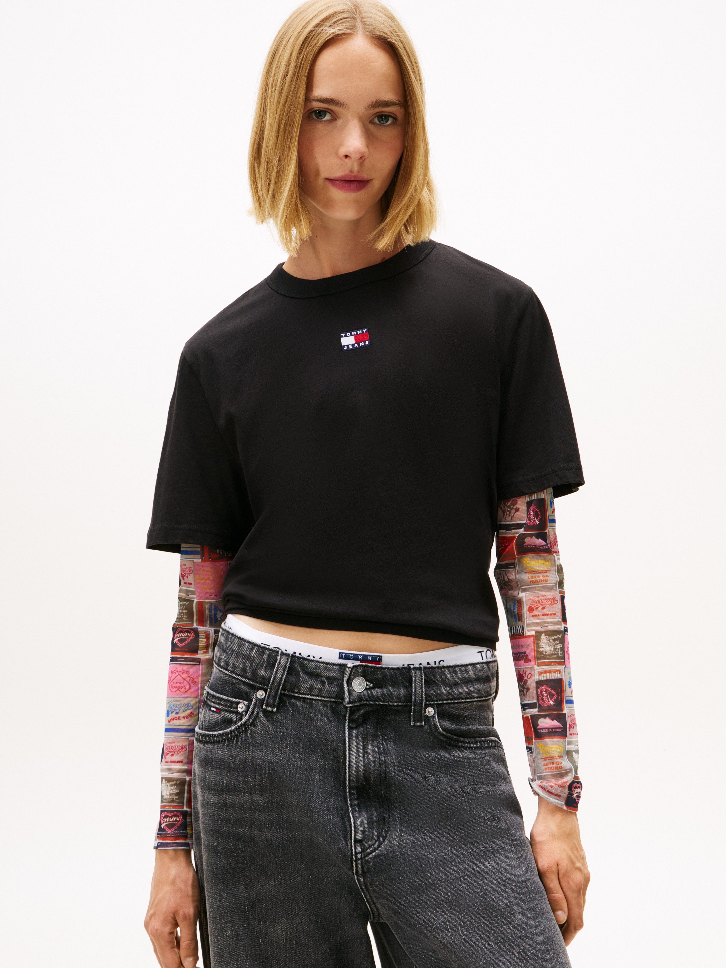 Tommy Jeans Kurzarmshirt TJW BXY BADGE TEE EXT günstig online kaufen