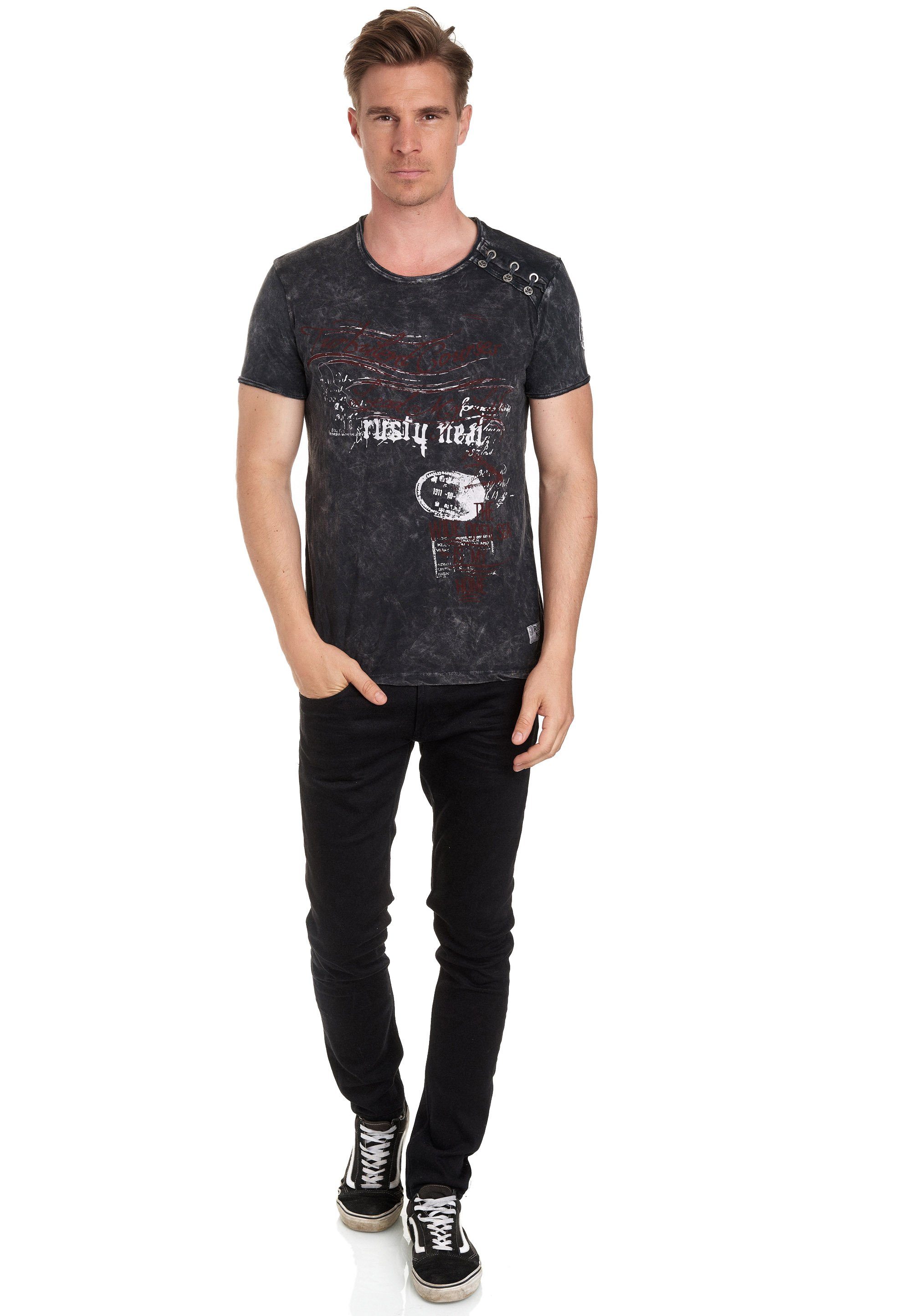 Rusty Neal T-Shirt in tollem Vintage-Look günstig online kaufen