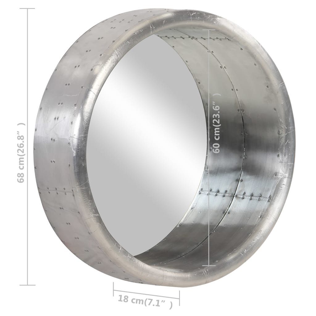 vidaXL Spiegel Aviator-Spiegel 68 cm (1-St) Metall