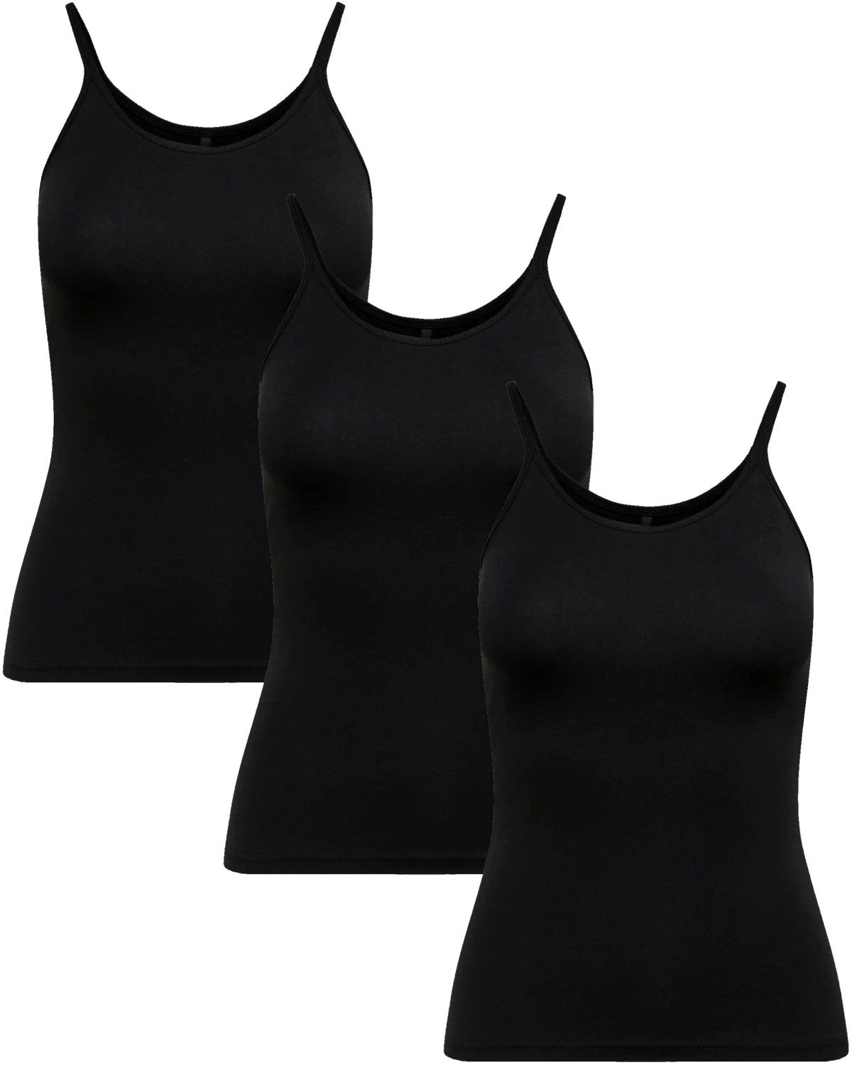 ONLY Spaghettitop (3er-Pack) Basic Trägertops in günstig online kaufen