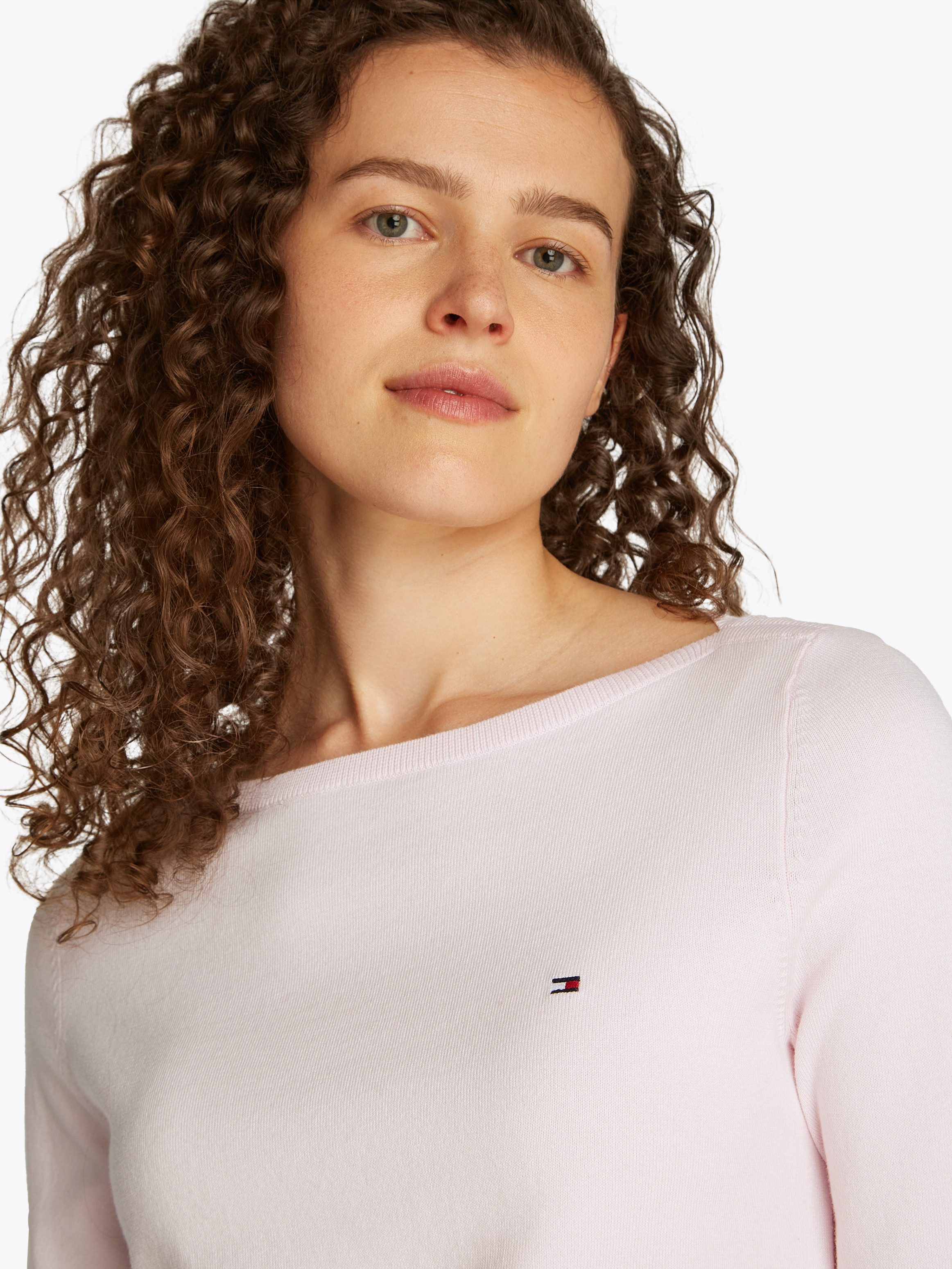 Tommy Hilfiger Strickpullover CO JERSEY STITCH günstig online kaufen
