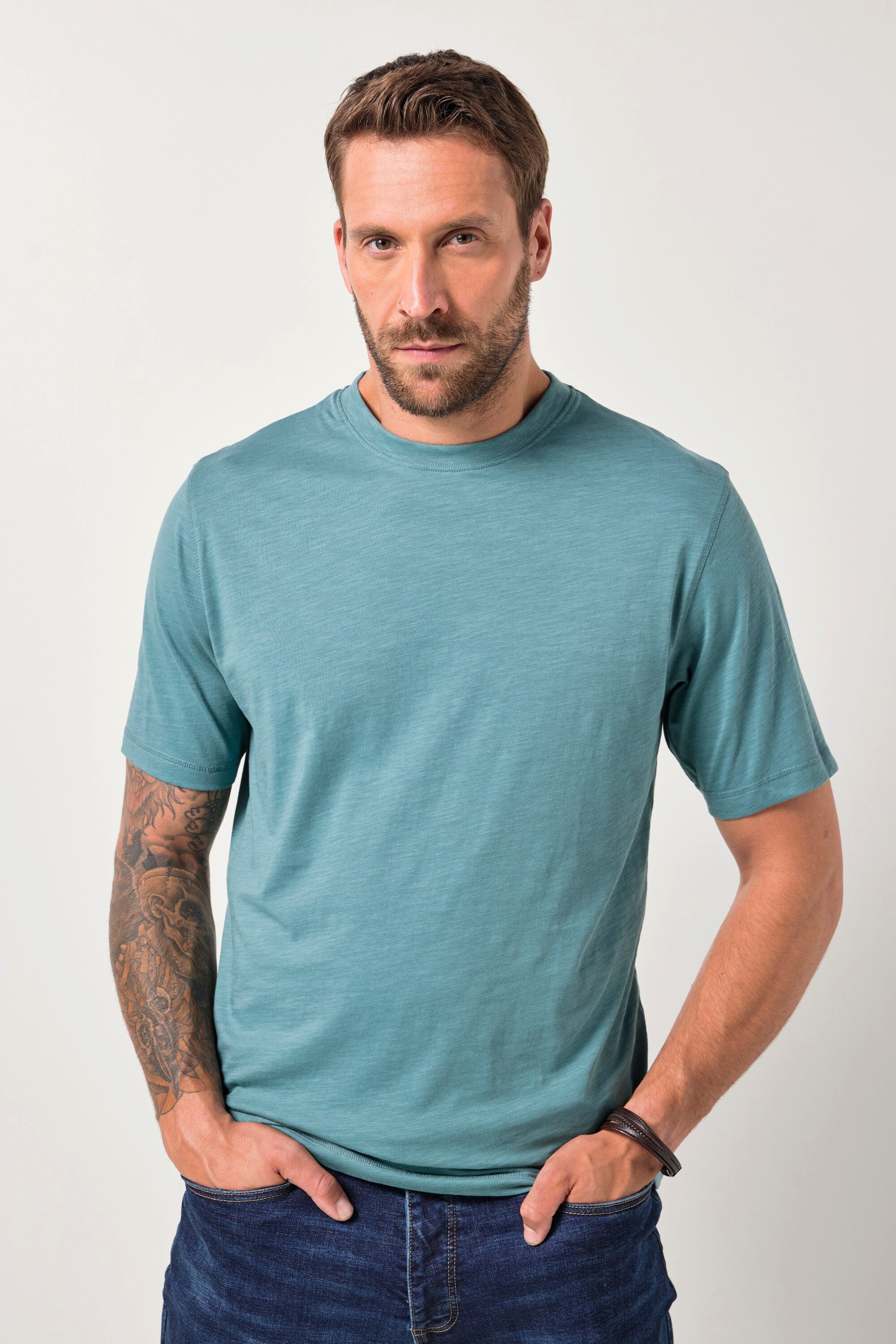 JP1880 T-Shirt JP1880 T-Shirt Halbarm Logo-Badge günstig online kaufen