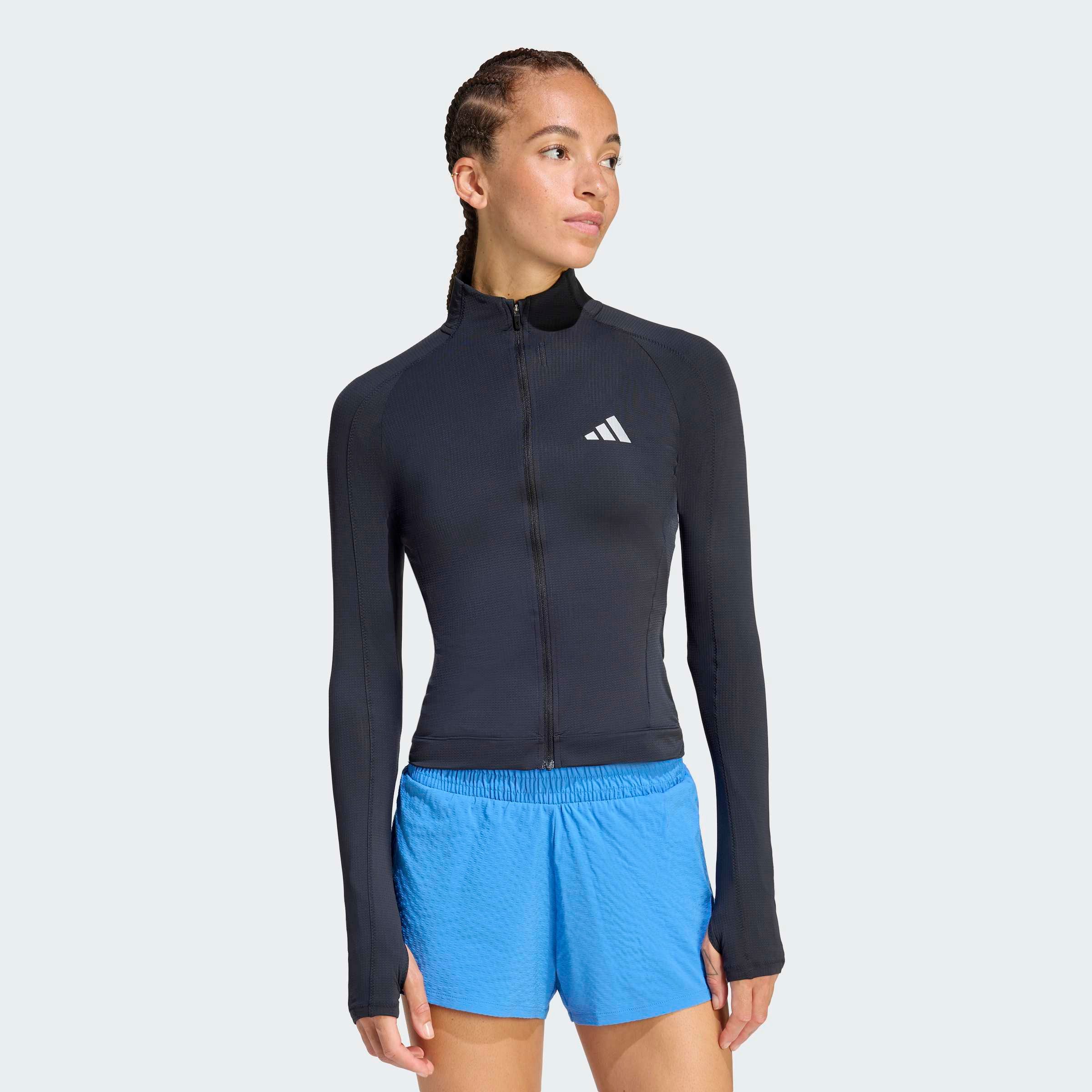 adidas Performance Laufjacke ADI365 SEASONAL WOMENS mit Reißverschluss, für Laufen, aus Kunstfaser