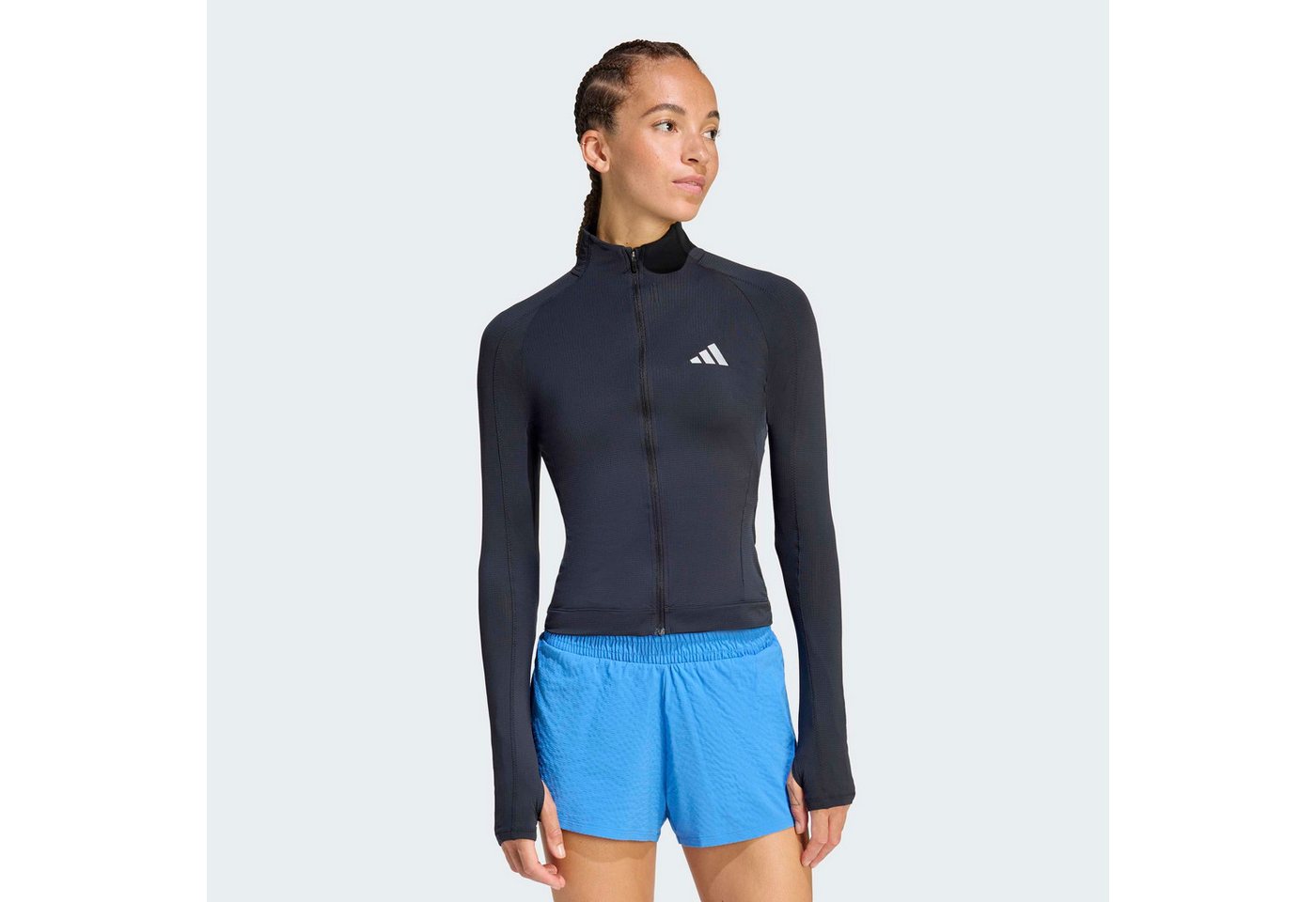 adidas Performance Laufjacke ADI365 SEASONAL WOMENS mit Reißverschluss, für Laufen, aus Kunstfaser