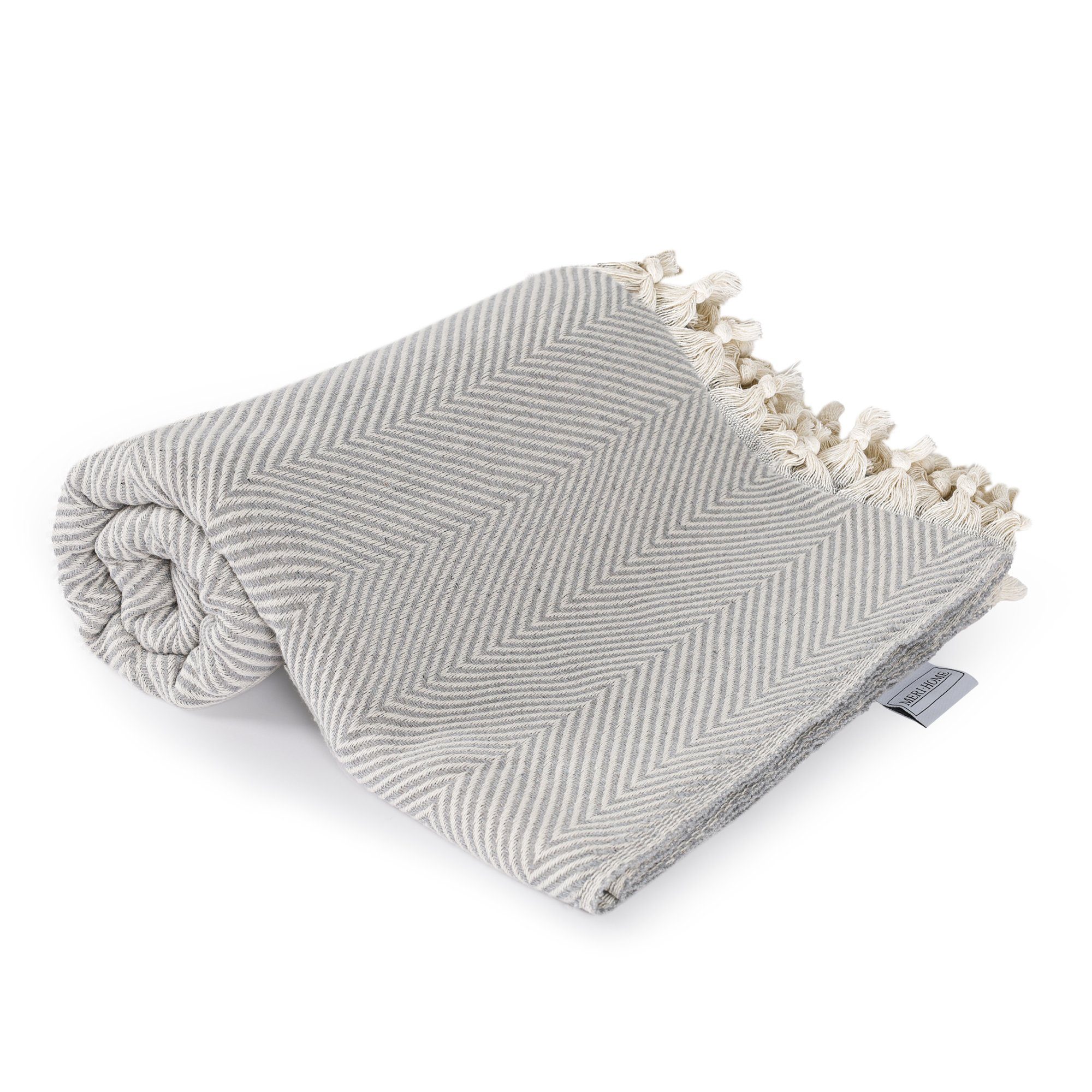 Meri-Home Bettüberwurf Bettüberwurf Bettdecke,Fischgrät Baumwolle,Sofa,Couc günstig online kaufen