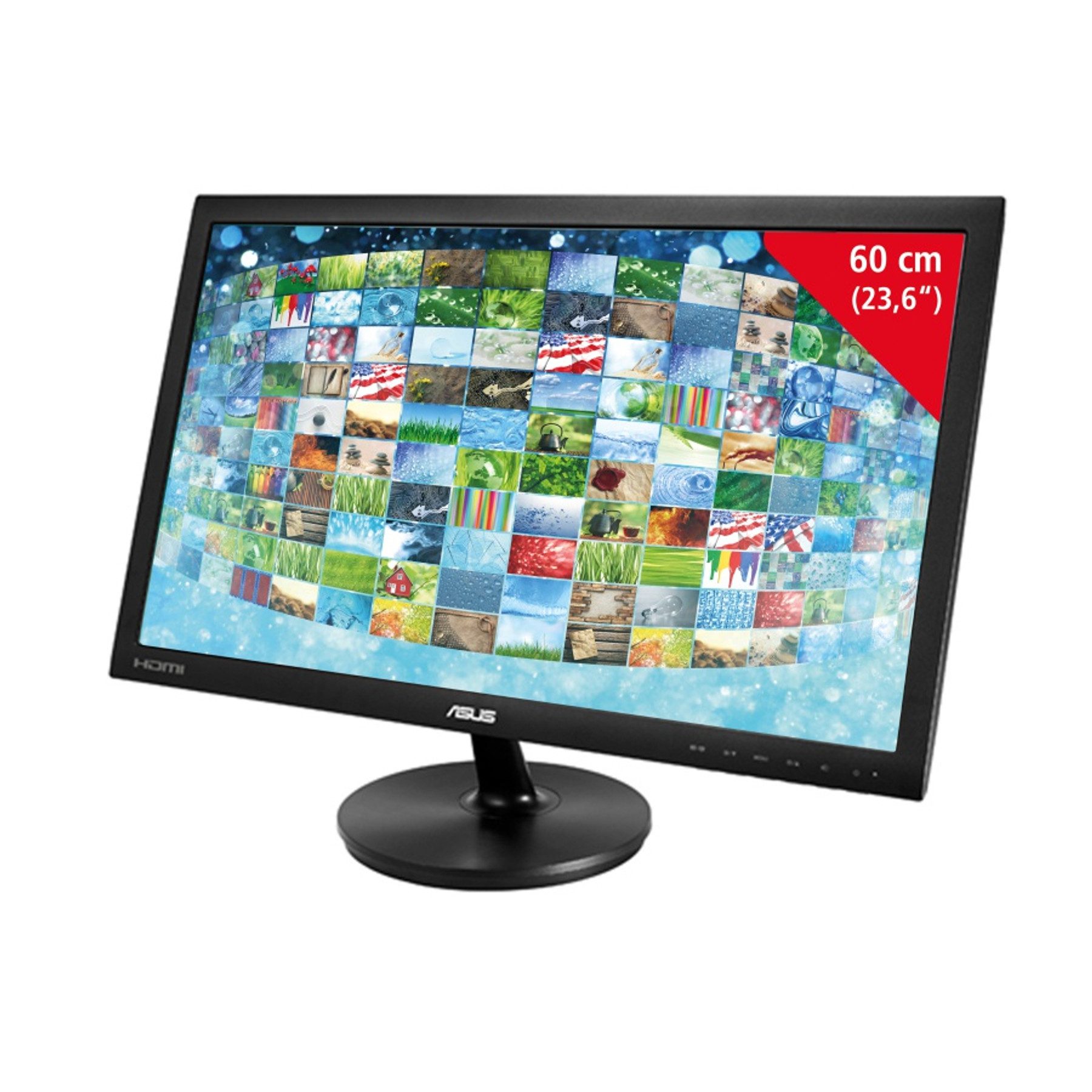 ASUS LED-TFT-Bildschirm 59,94 cm (23,6), VS247HR TFT-Monitor