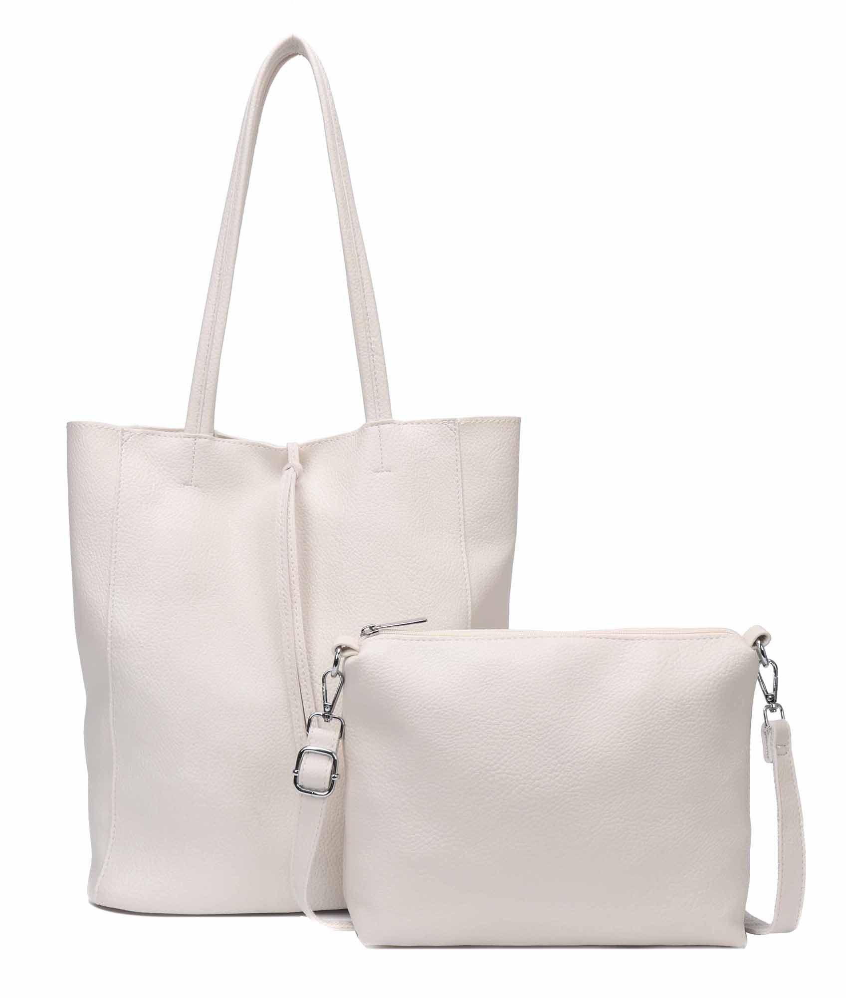 Schultertasche SET 2in1 Damen Tasche Umhängetasche XXL Shopper