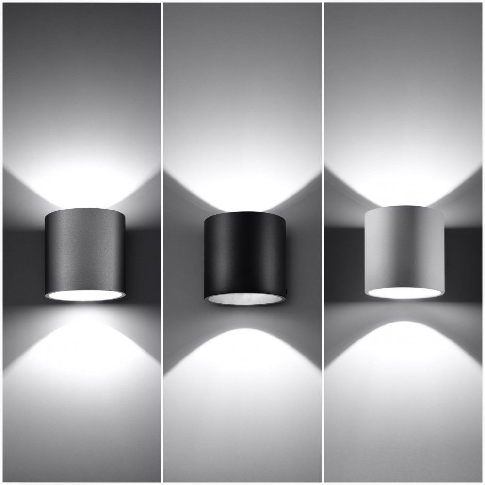 SOLLUX lighting 10x12x10 Wandleuchte Wandlampe G9, weiß, cm Wandleuchte ca. ORBIS 1x 1