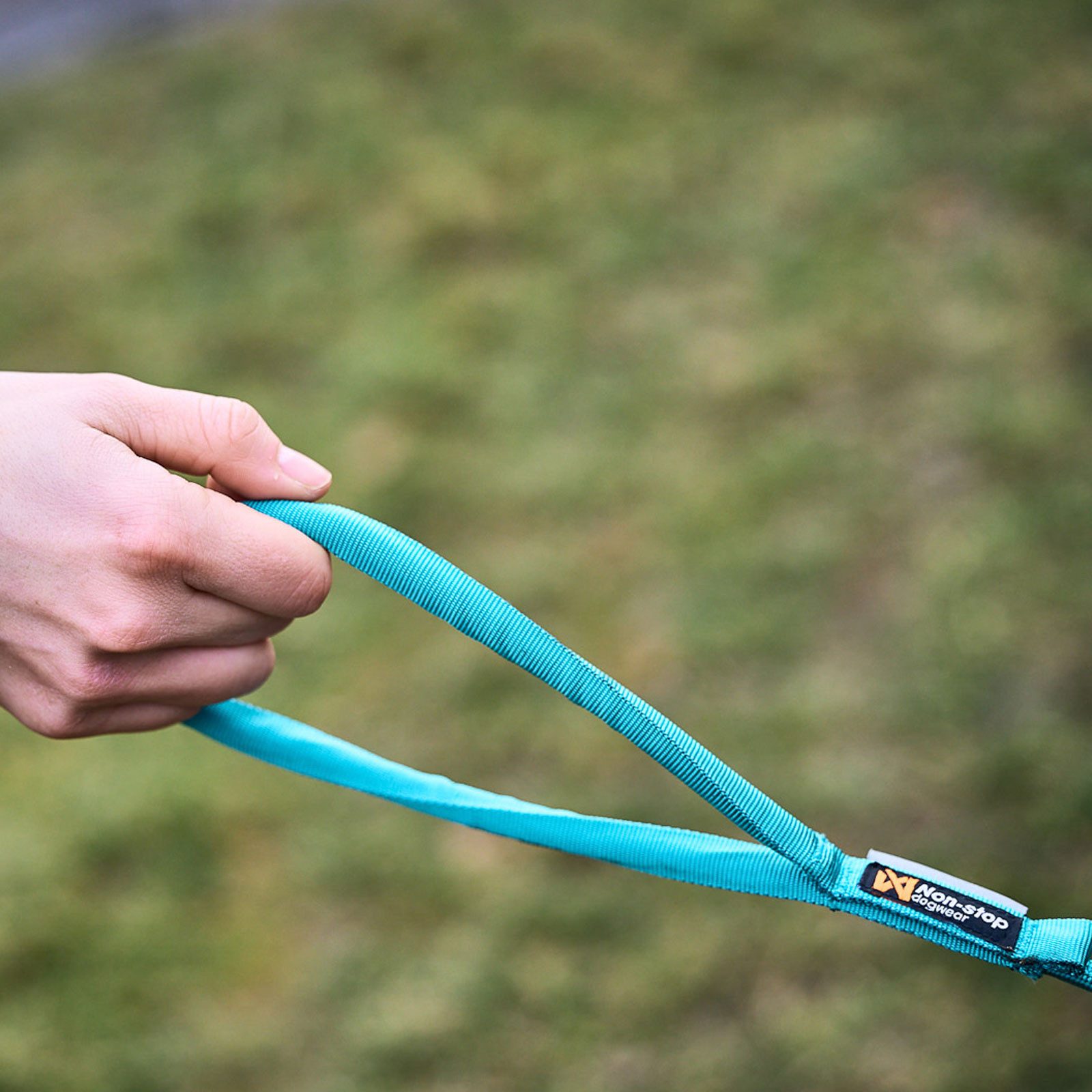 Non-stop dogwear Hundeleine Trekking rope leash, Runde Leine mit Schraubverschlusskarabiner