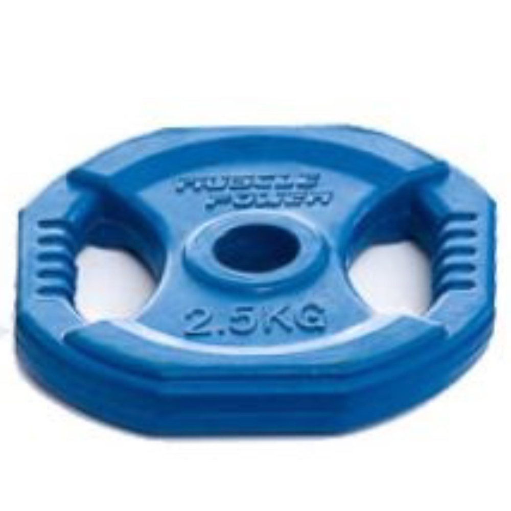 Muscle Power Hantelscheibe Muscle Power Aerobics Gewichtsscheibe 2,5 kg Blau 30 mm