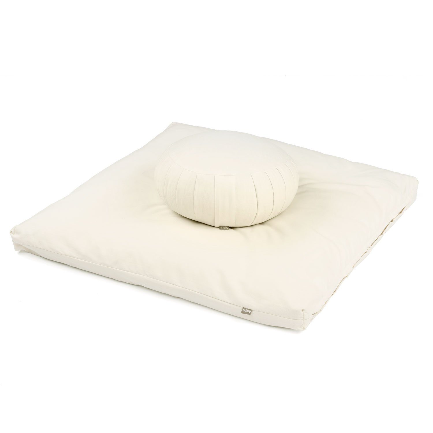 bodhi Meditationskissen Meditations-Set ECO, Meditationskissen Zafu + Zabuton Dinkel, natur – Bild 2 von 4