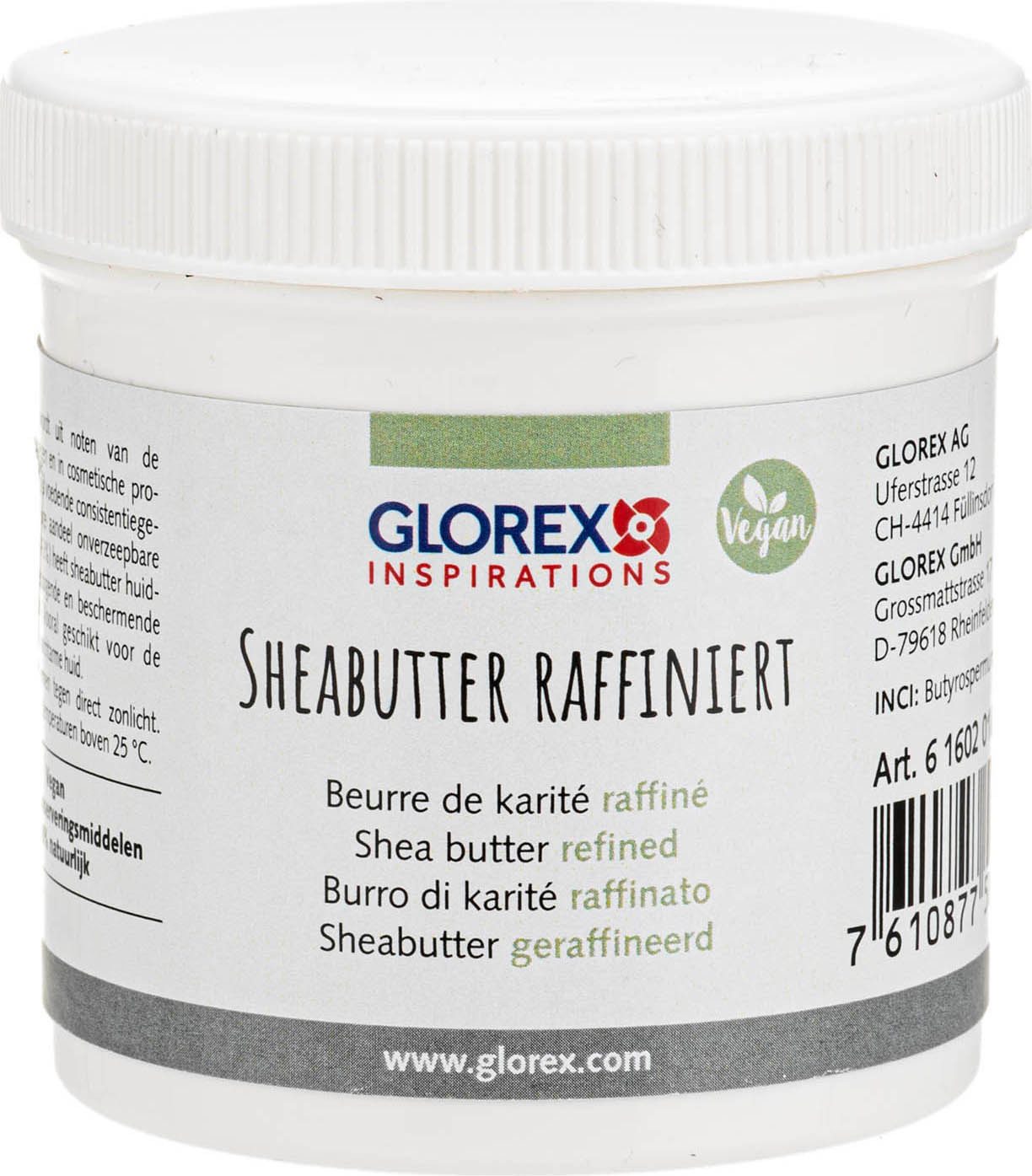 Glorex Seifen-Set Sheabutter, raffiniert 250g