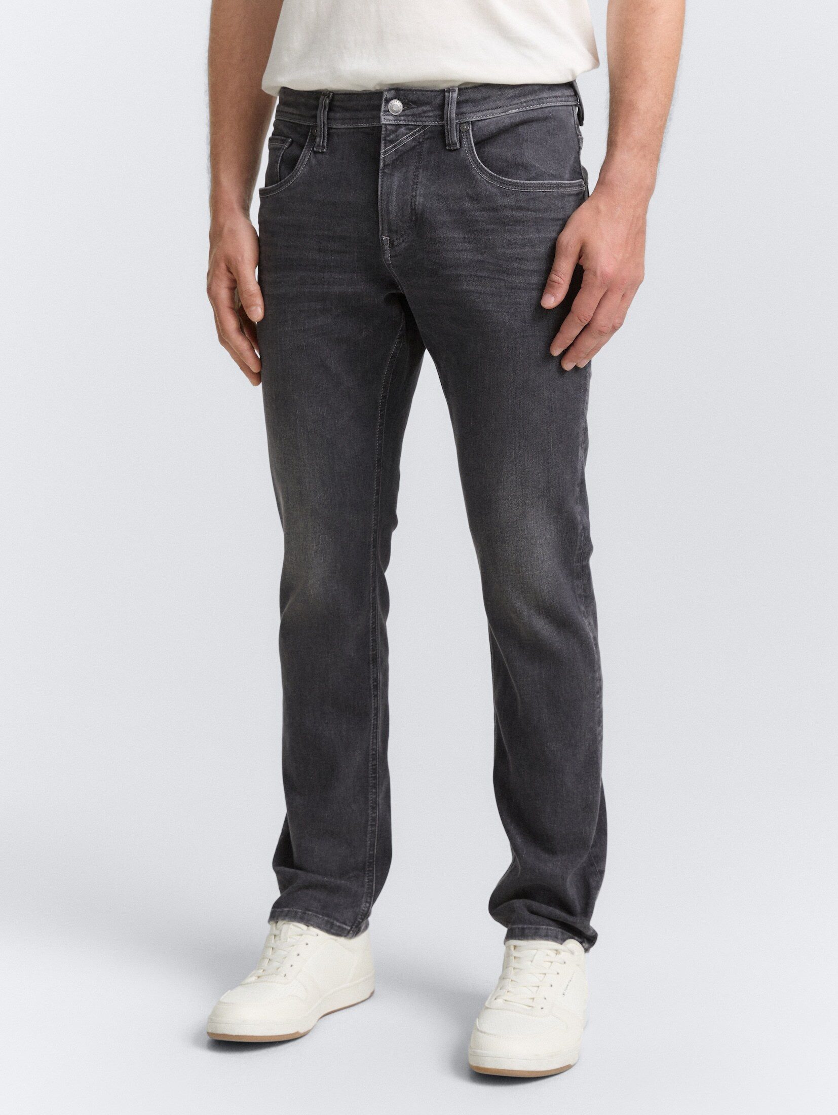TOM TAILOR Denim Straight-Jeans Jeanshosen TTAEDAN STRAIGHT Jeans mit Stret günstig online kaufen