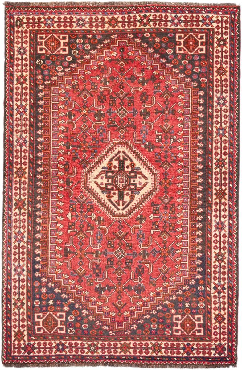 Orientteppich Shiraz 163x249 Handgeknüpfter 10 mm Höhe: Orientteppich Nain Trading, / rechteckig, Perserteppich