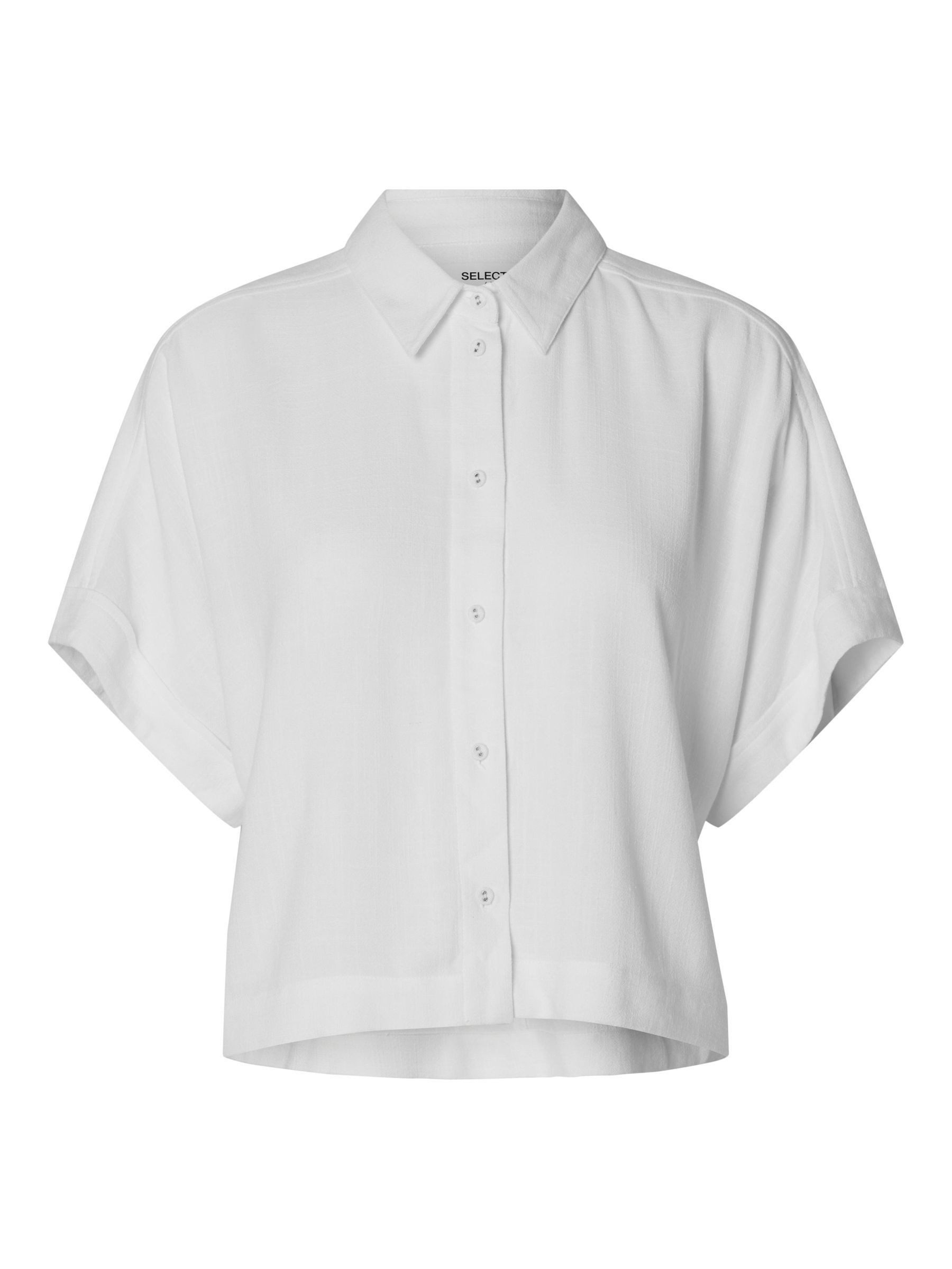 SELECTED FEMME Blusenshirt elegant Knopfleiste Hemdkragen günstig online kaufen