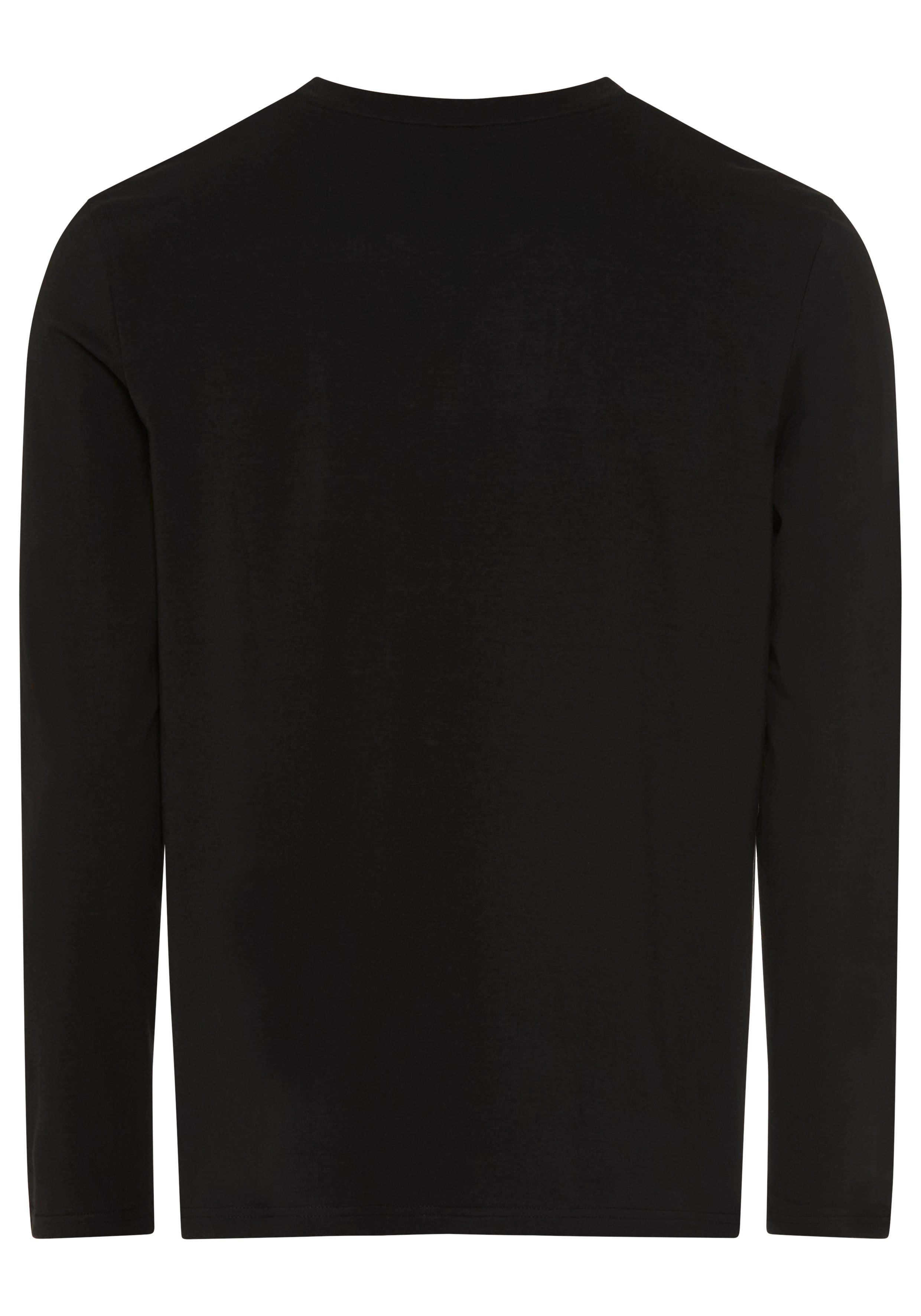 BOSS ORANGE Langarmshirt TChark Rundhalsausschnitt, Regular Fit, mit BOSS-Logo