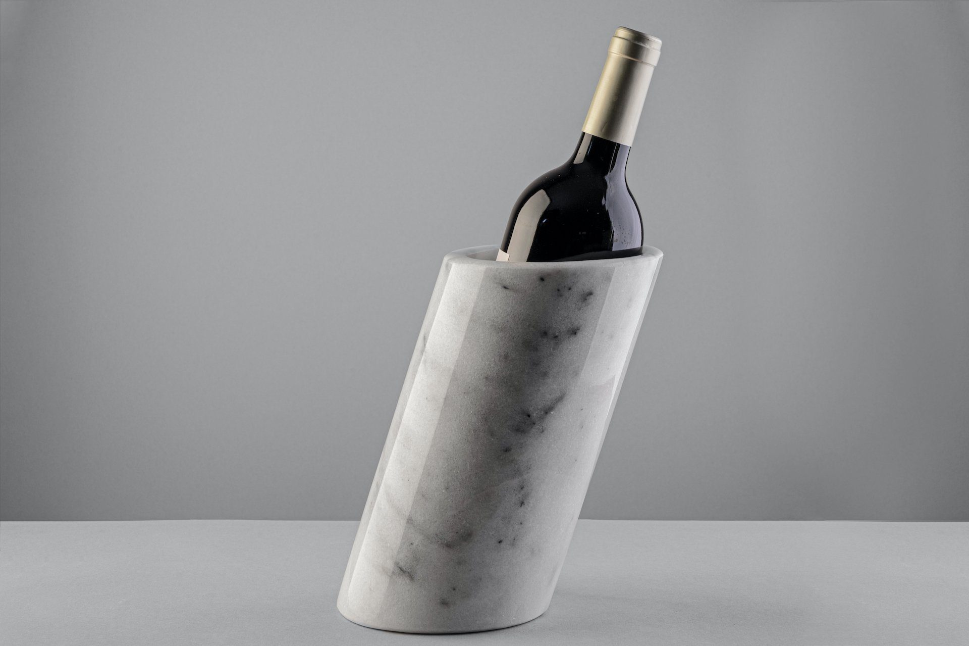 Flaschenkühler Sektkühler Weinkühler aus Aluminium Farbe Schwarz 7,0 Liter 