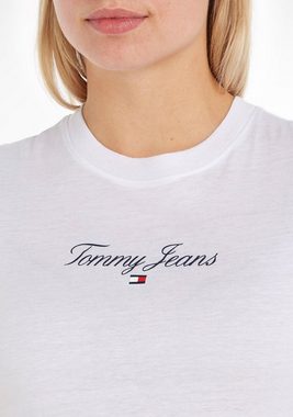 Tommy Jeans T-Shirt TJW BBY ESSENTIAL LOGO 1 SS mit Tommy Jeans Labeldruck