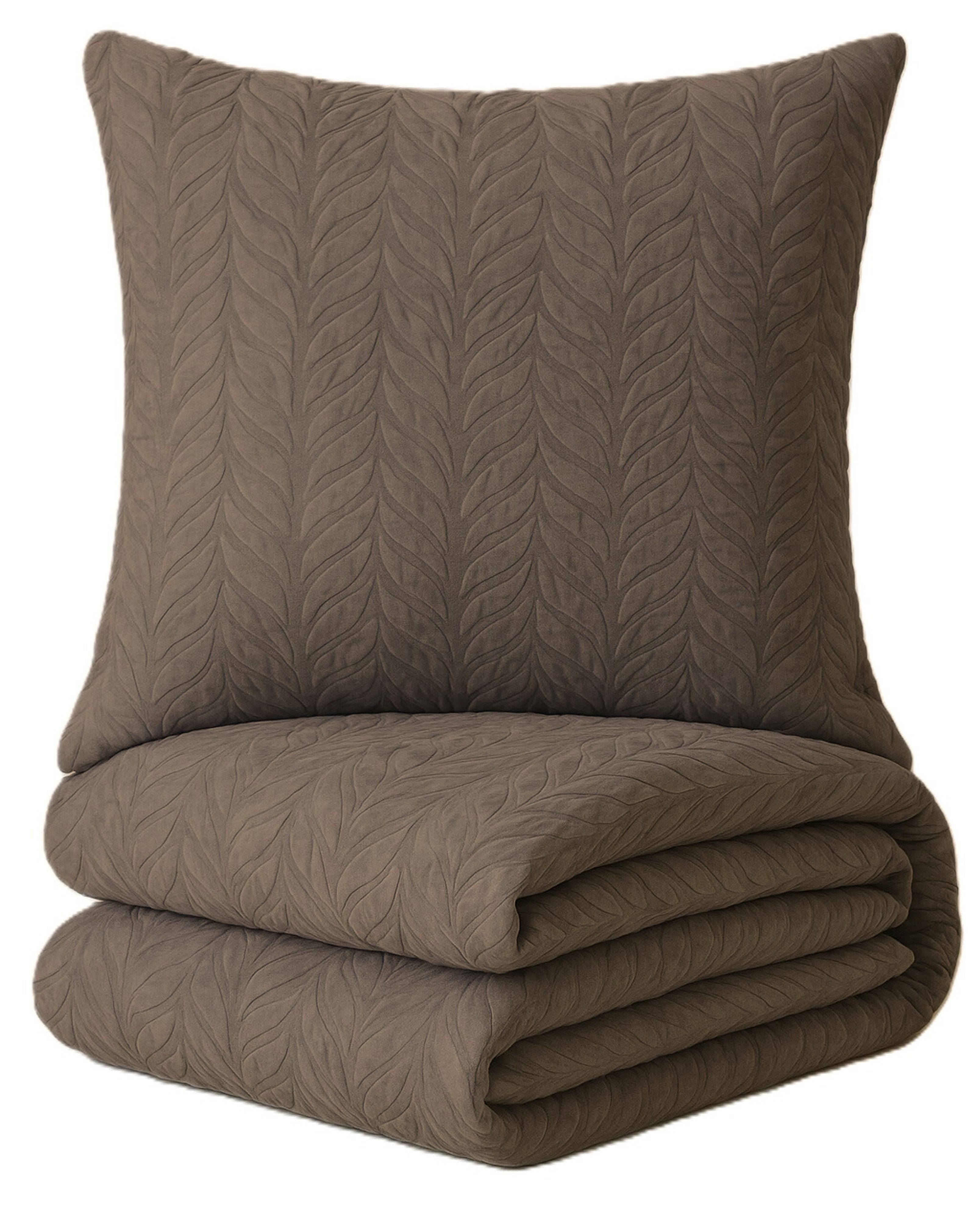 One Home Bettwäsche Prägemuster Blumen, Flanell, 2 teilig, geblümt Damast, günstig online kaufen