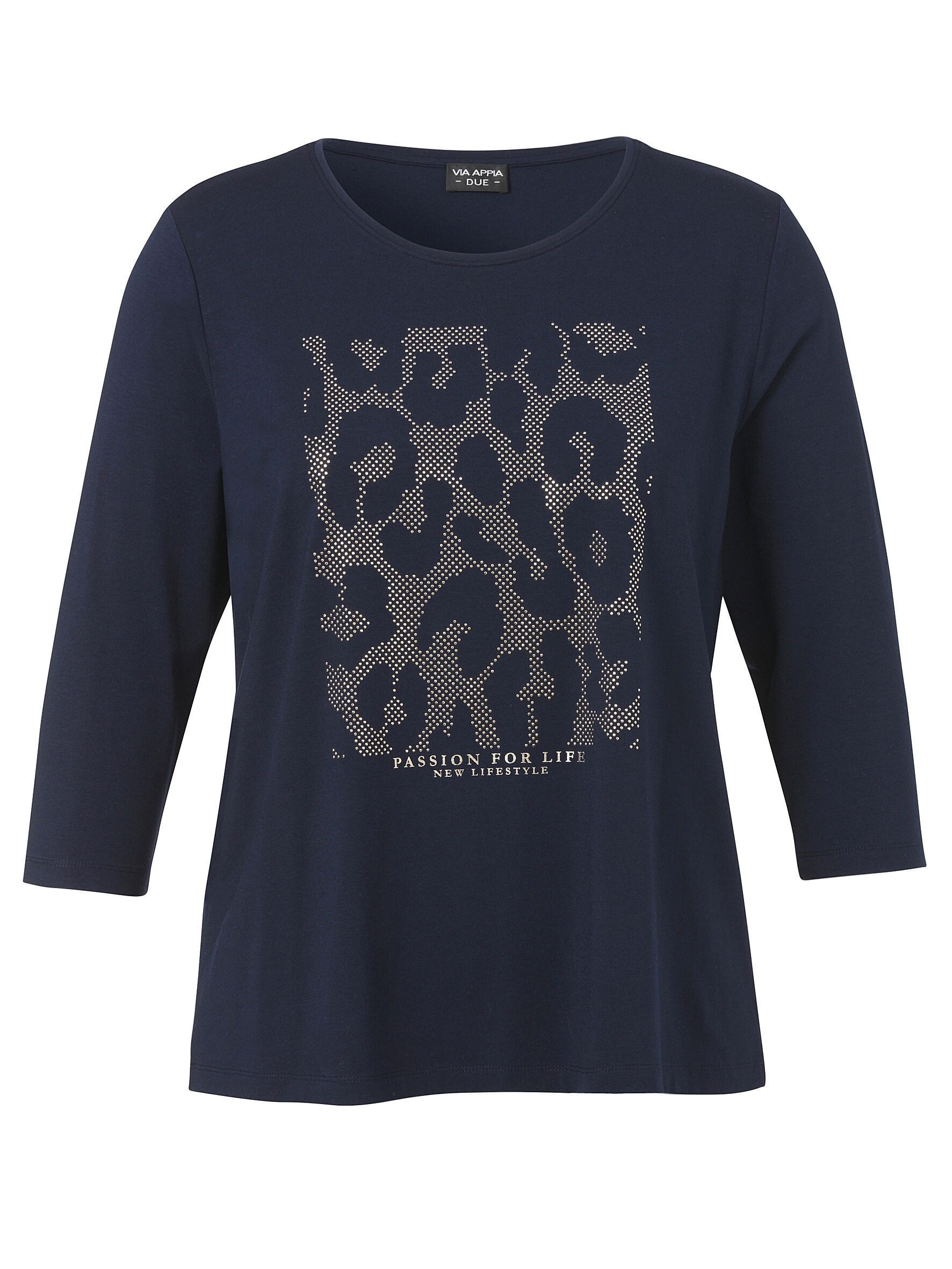VIA APPIA DUE Print-Shirt Große Größen