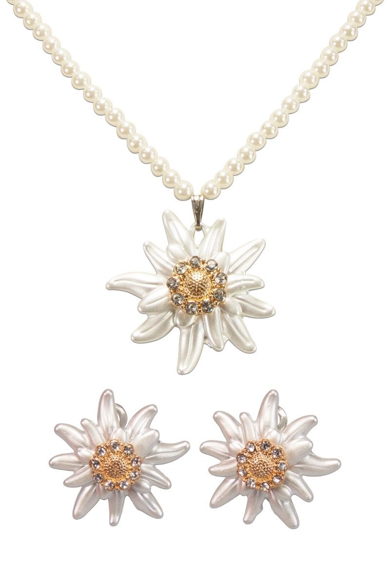 Alpenflüstern Kette mit Anhänger Trachtenkette - GRETA - bicolor