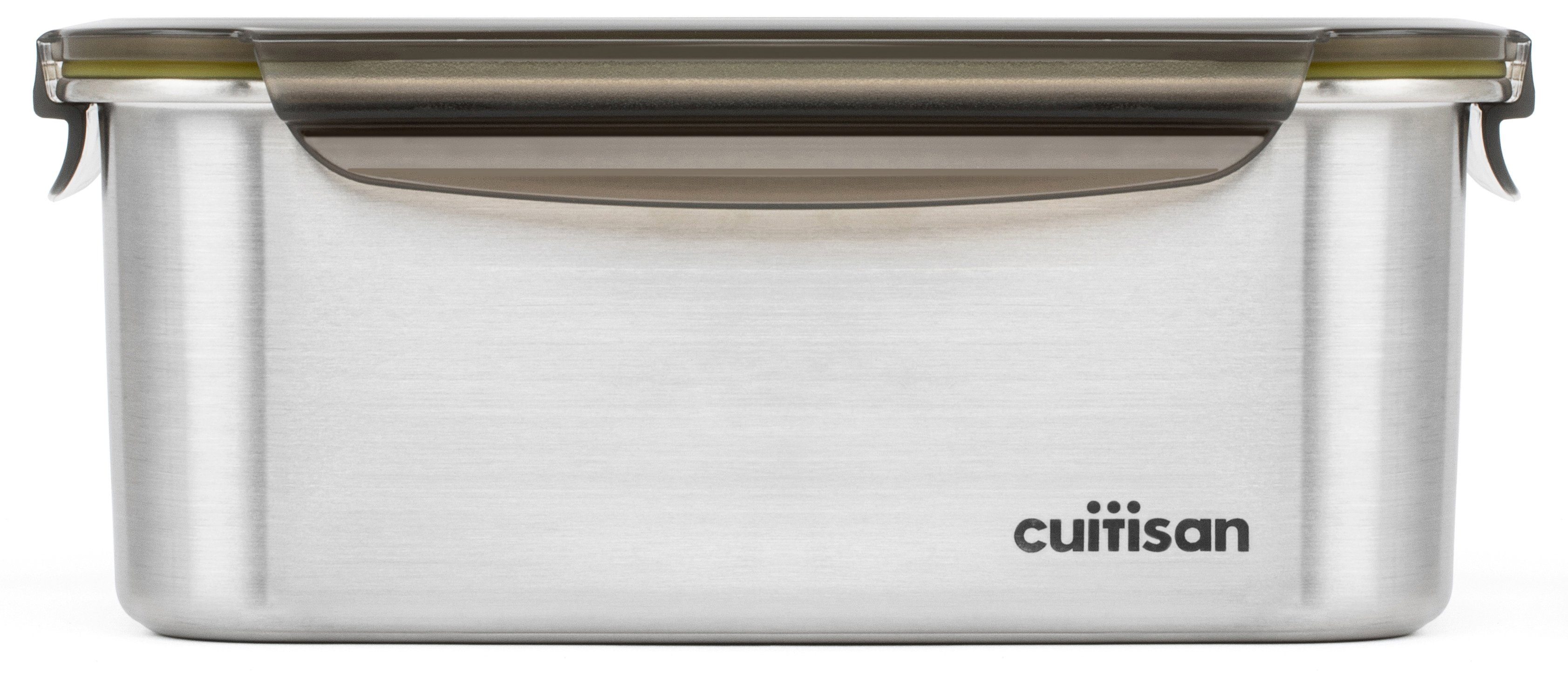 cuitisan Frischhaltedose Signature, und Clipverschlussdeckel (1-tlg), mit Metall, eckig, Kunststoff, Griff