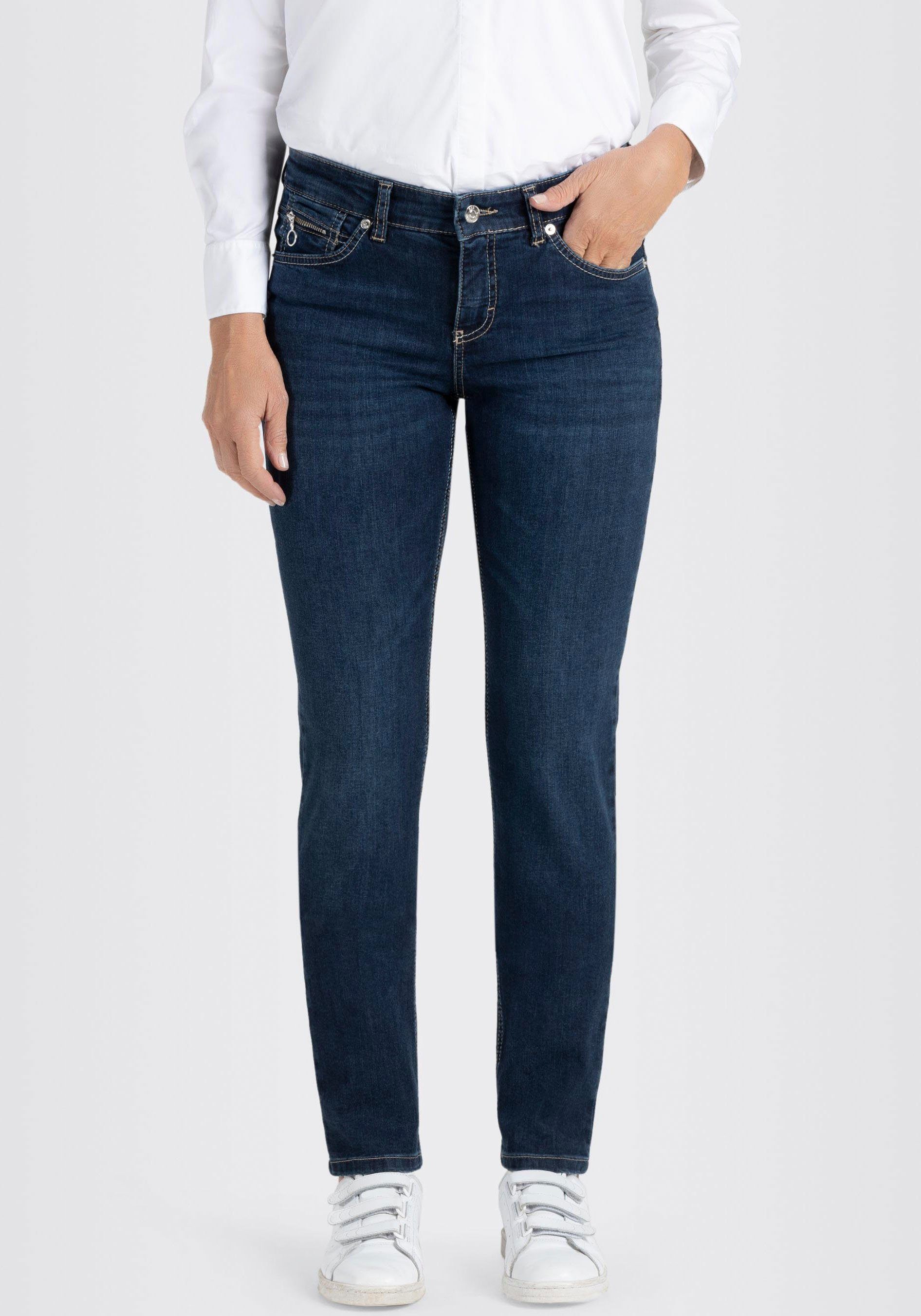 MAC Slim-fit-Jeans, Slim-Fit Jeans von MAC mit schmalem Bein und gerader  Silhouette