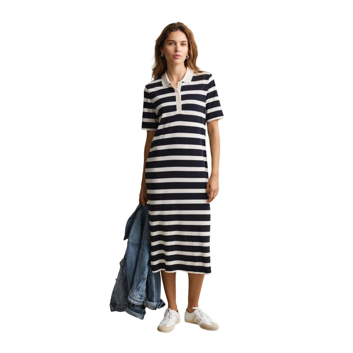 Gant Polokleid 4201428 Damen Polokleid mit Streifen