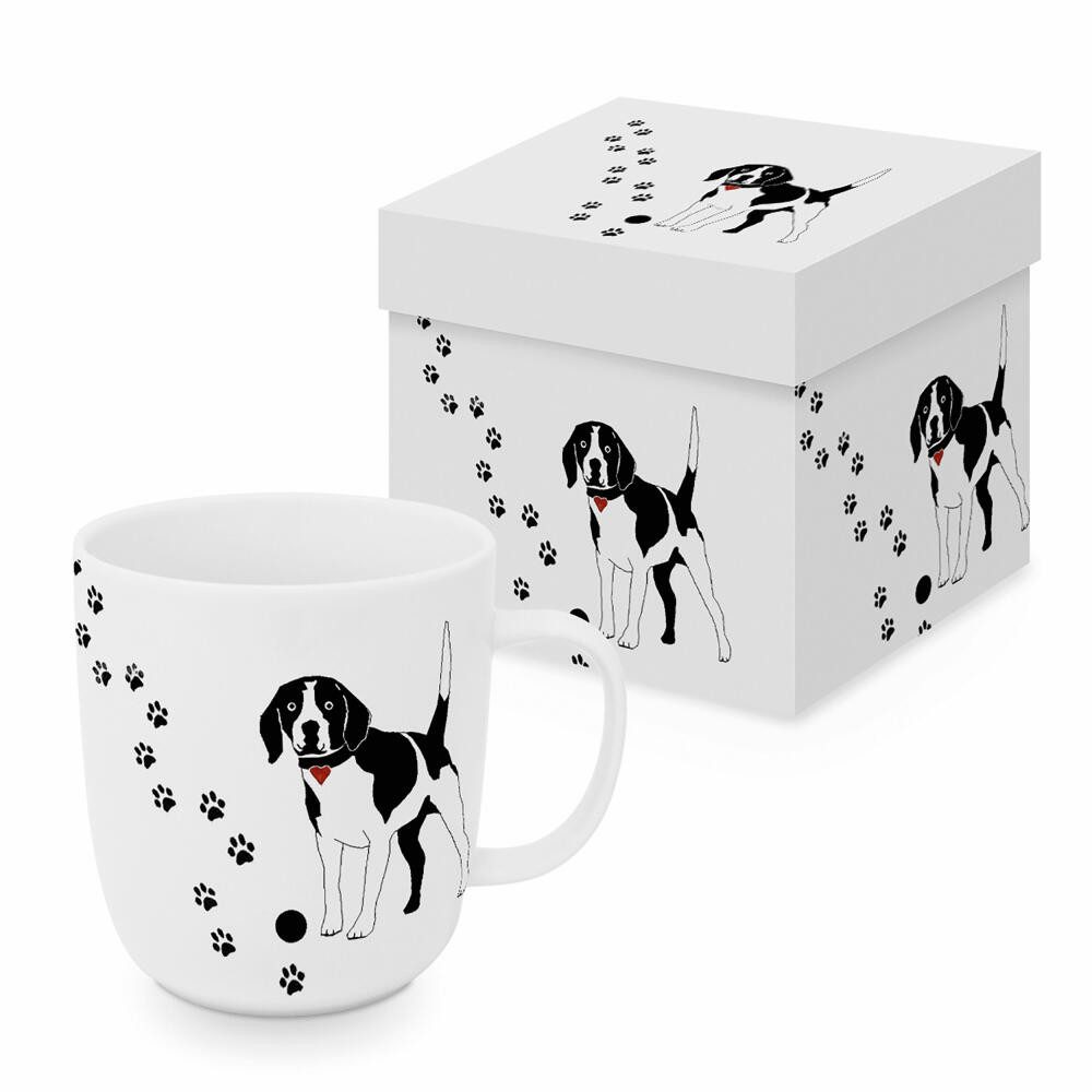 PPD Tasse Atelier Chiens Matte Mug GB, 400 ml, New Bone China