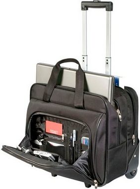 Targus Kofferorganizer TBR003EU, Business-Trolley Reisetasche mit 2 Rollen, Rollkoffer mit Laptopfach